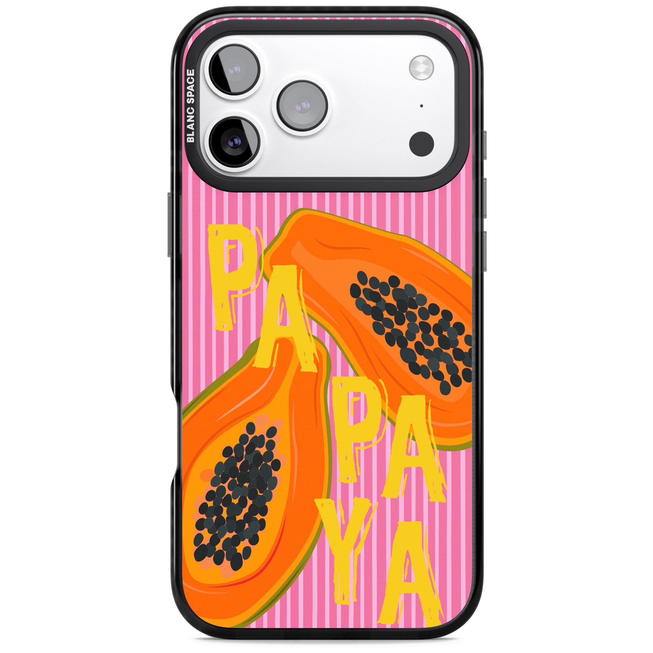 Papaya iPhone 17 Pro Impact Pro Black Phone Case