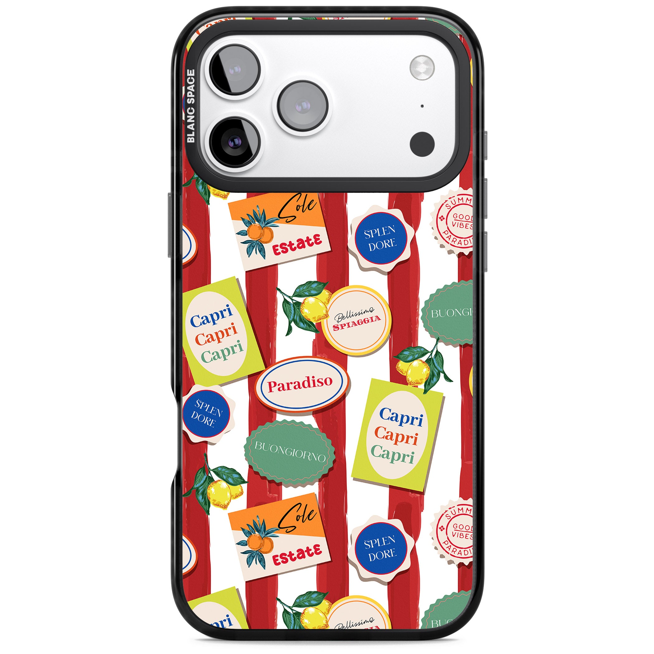 Capri iPhone 17 Pro Impact Pro Black Phone Case