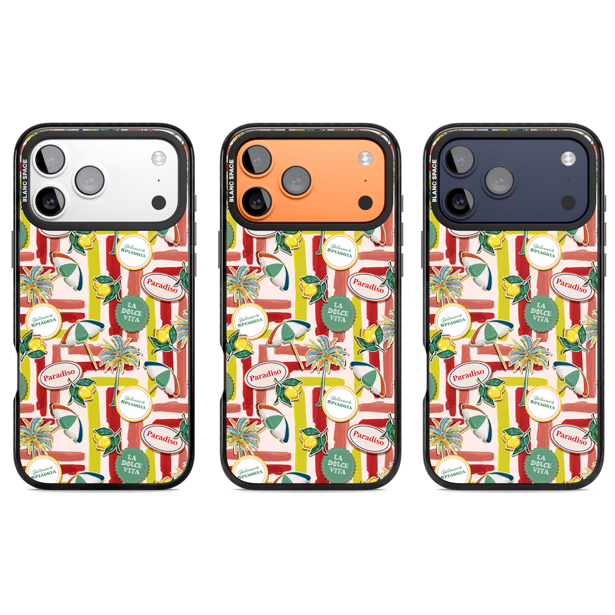 Paradiso Vibes iPhone 17 Pro Impact Pro Black Phone Case APT Impact Protection