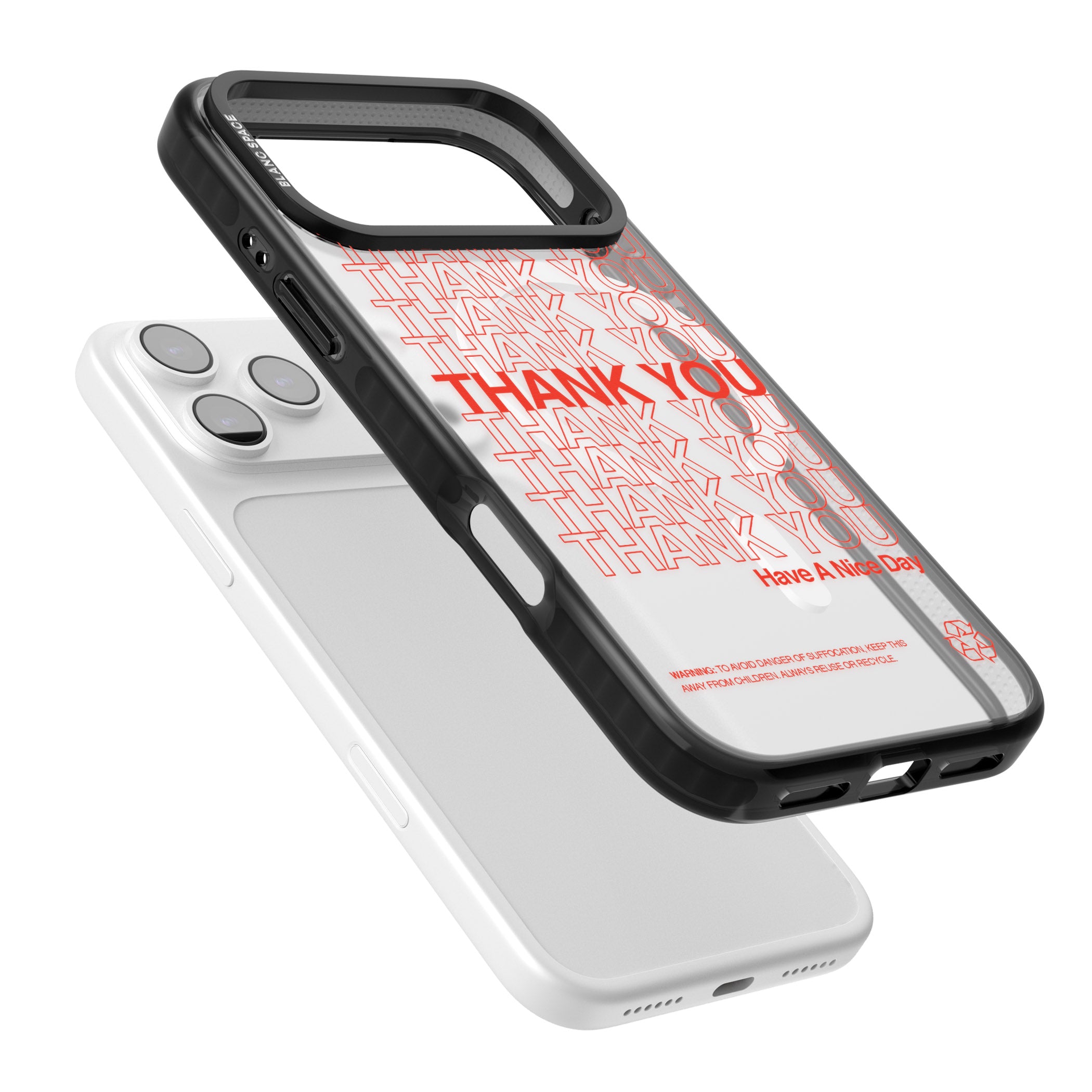 Thank You Have A Nice Day iPhone 17 Pro Impact Pro Black Phone Case Colours