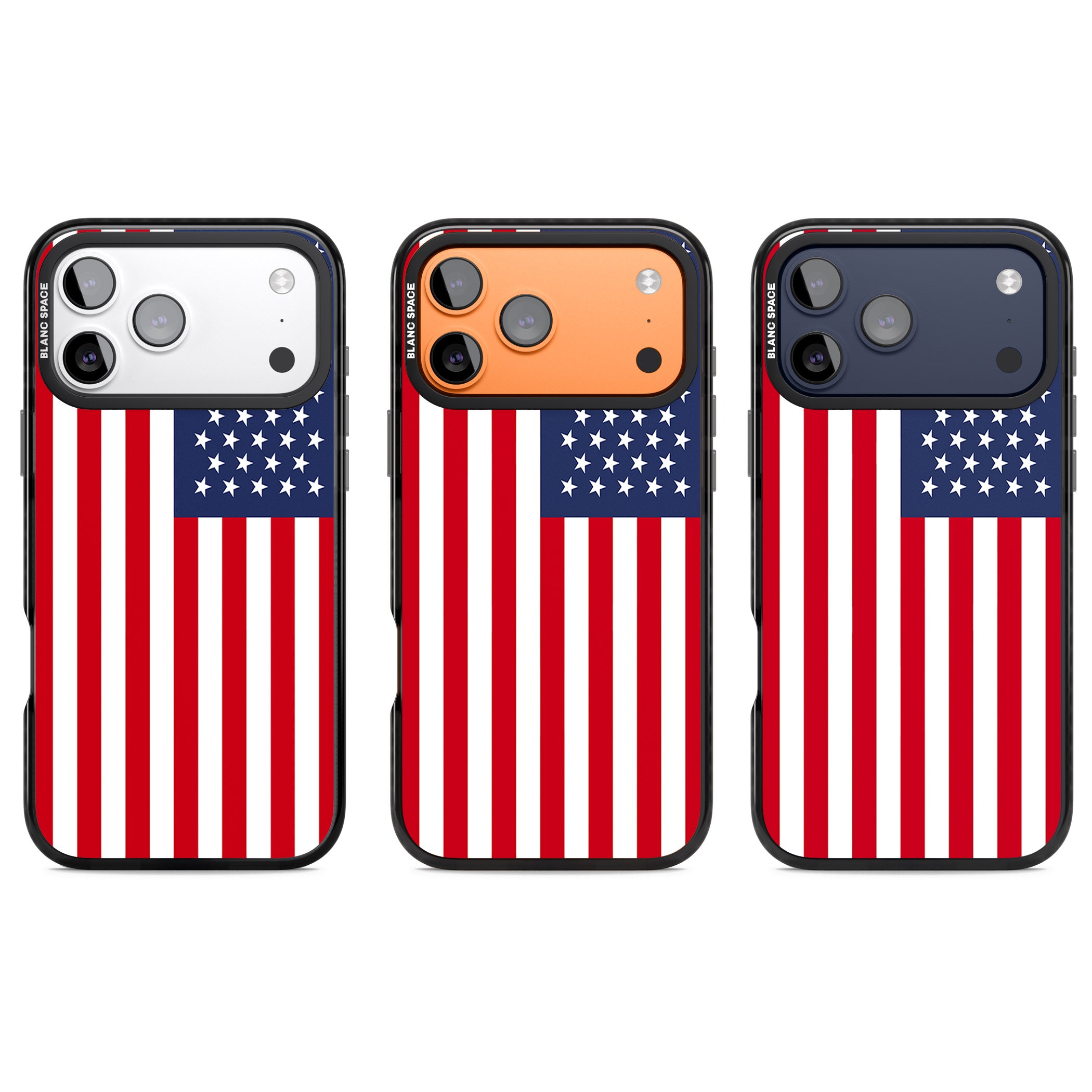 American Flag iPhone 17 Pro Impact Pro Black Phone Case APT Impact Protection