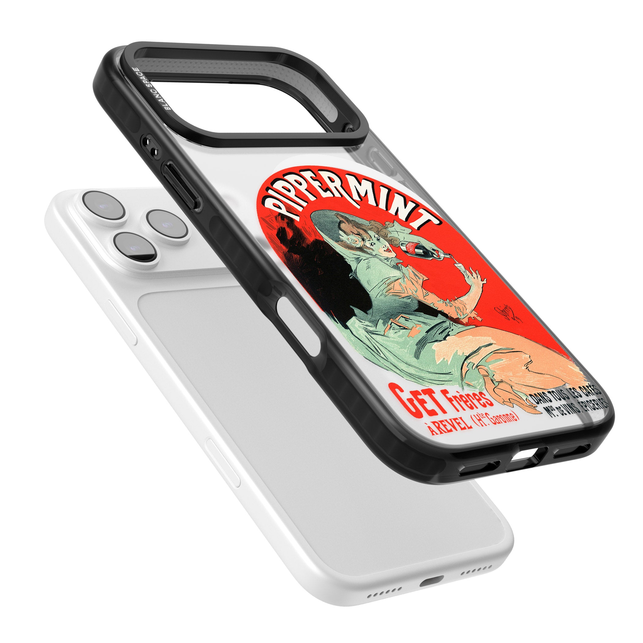 Pippermint Poster iPhone 17 Pro Impact Pro Black Phone Case Colours