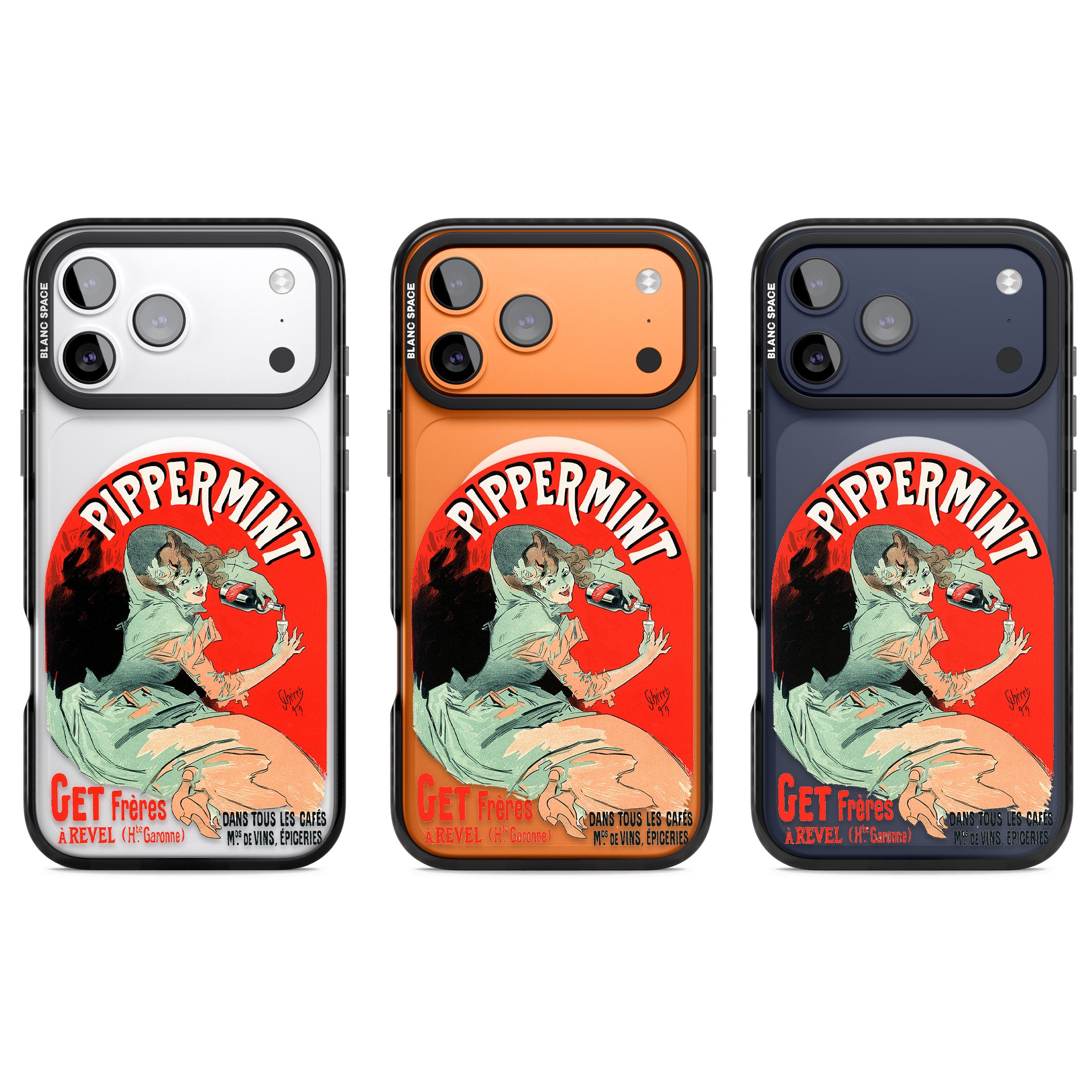 Pippermint Poster iPhone 17 Pro Impact Pro Black Phone Case APT Impact Protection