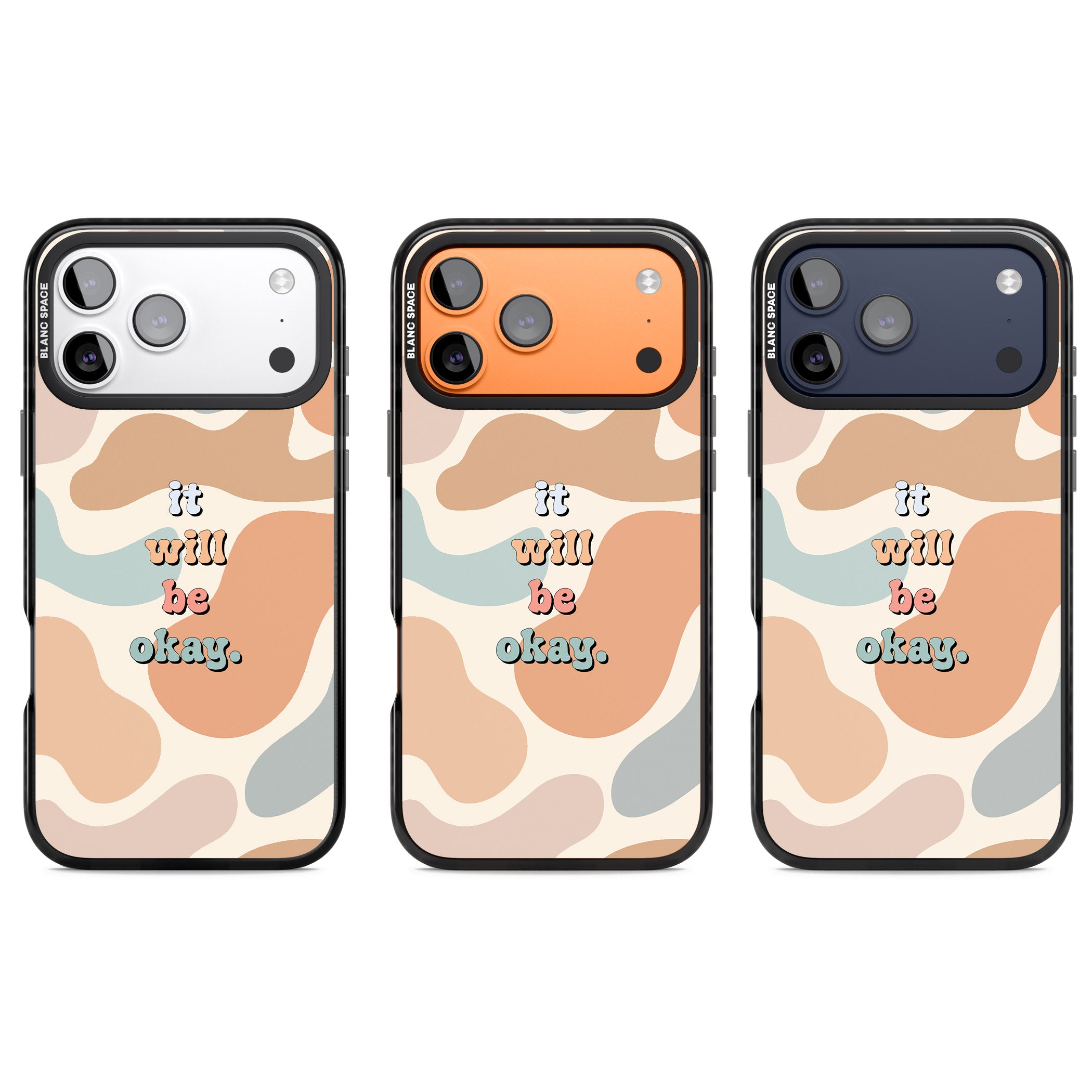 It Will Be Okay iPhone 17 Pro Impact Pro Black Phone Case APT Impact Protection