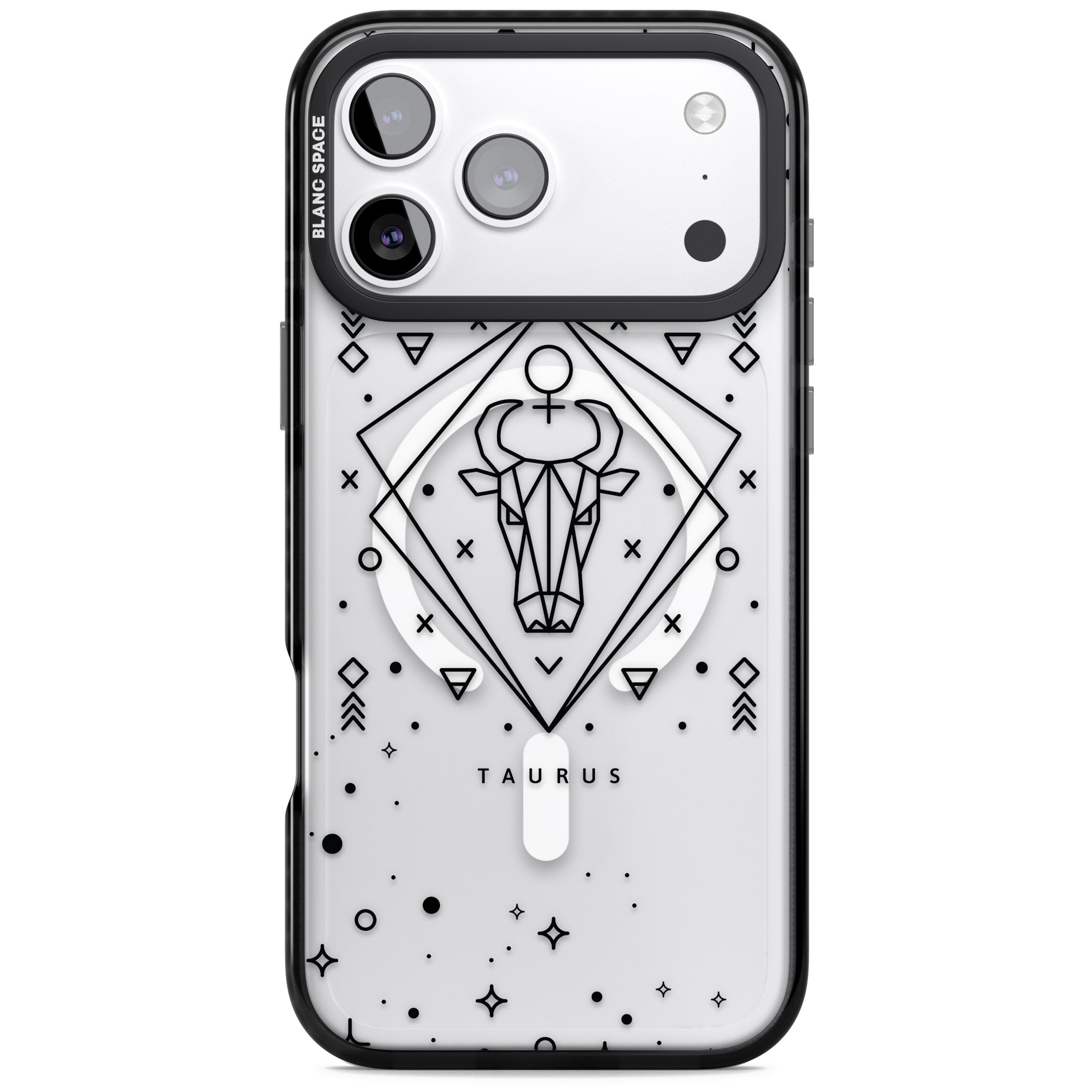 Taurus Emblem iPhone 17 Pro Impact Pro Black Phone Case