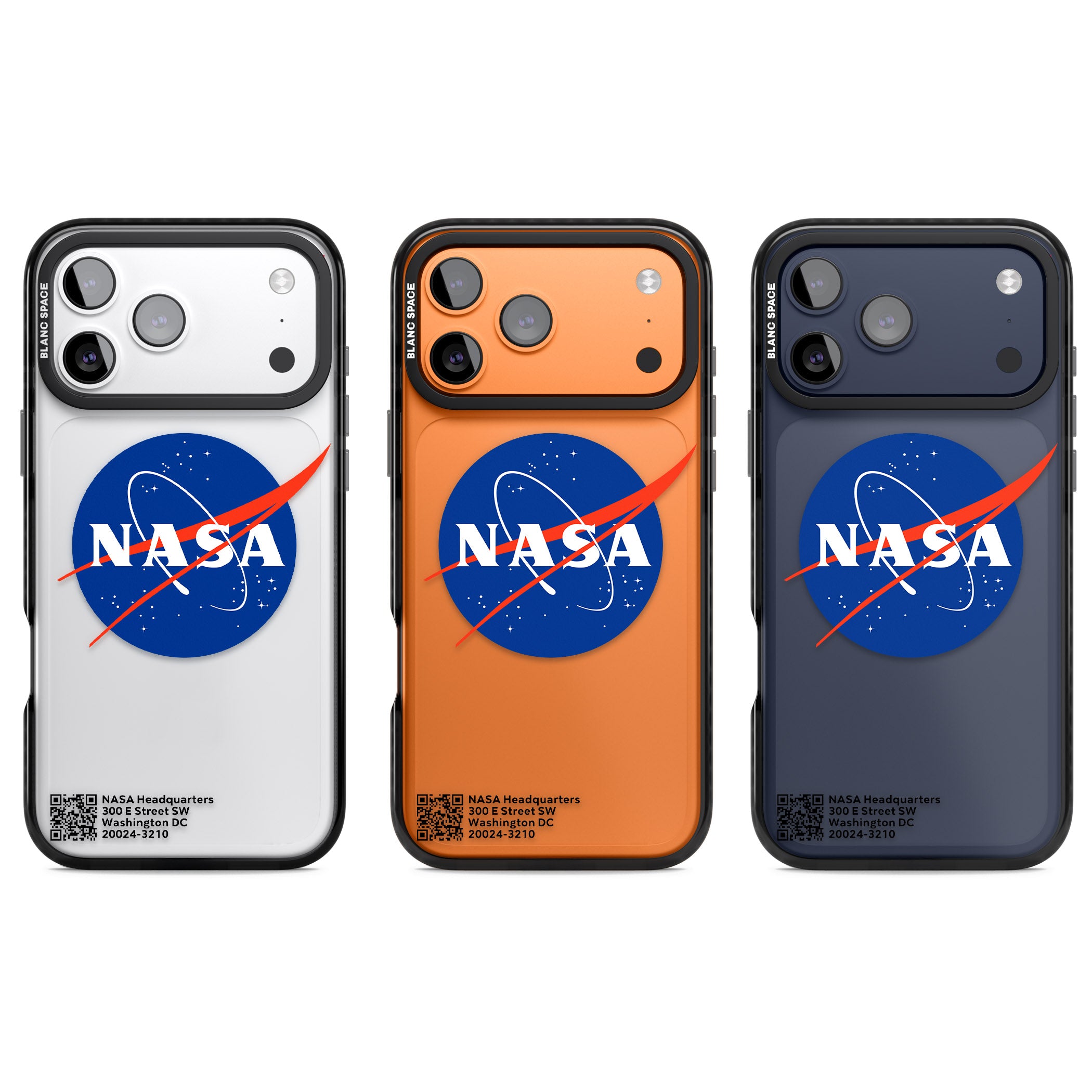 Nasa Meatball iPhone 17 Pro Impact Black Phone Case APT Impact Protection