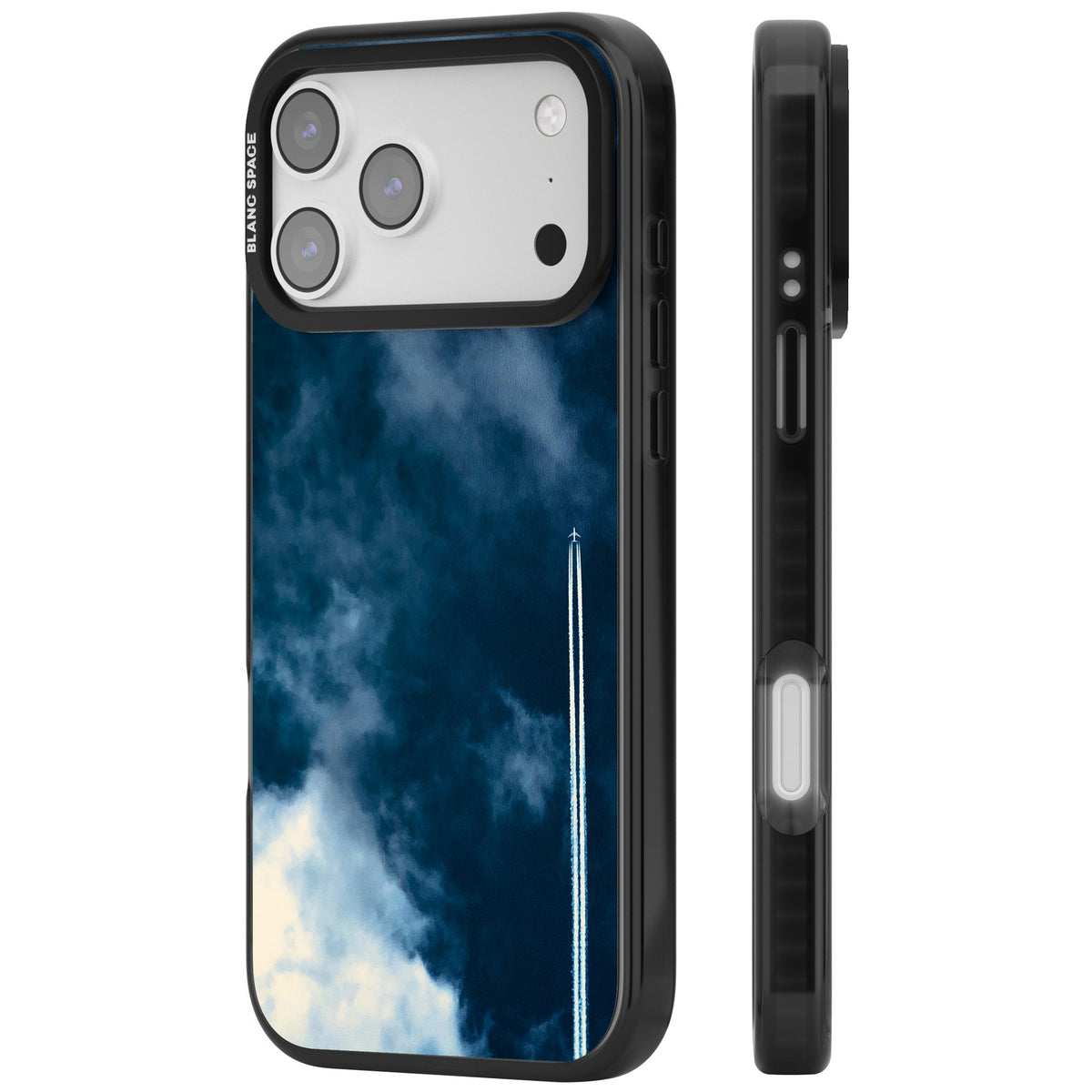 Sky Trail iPhone 17 Pro Max Impact Black Phone Case side