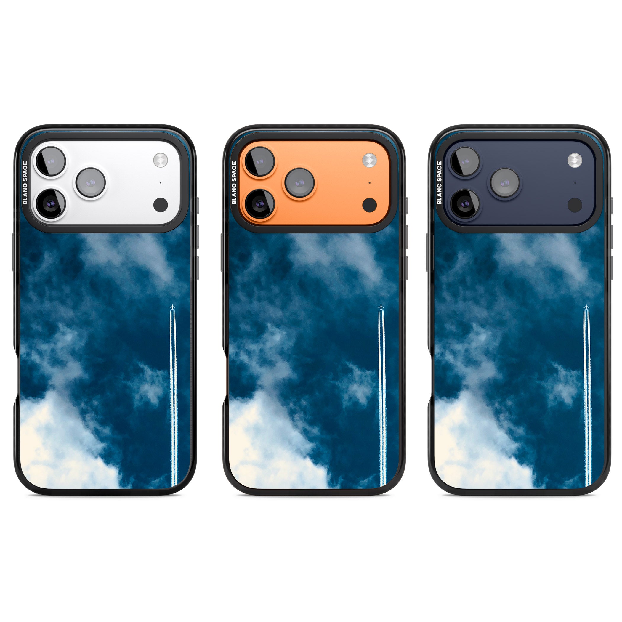 Sky Trail iPhone 17 Pro Impact Black Phone Case APT Impact Protection