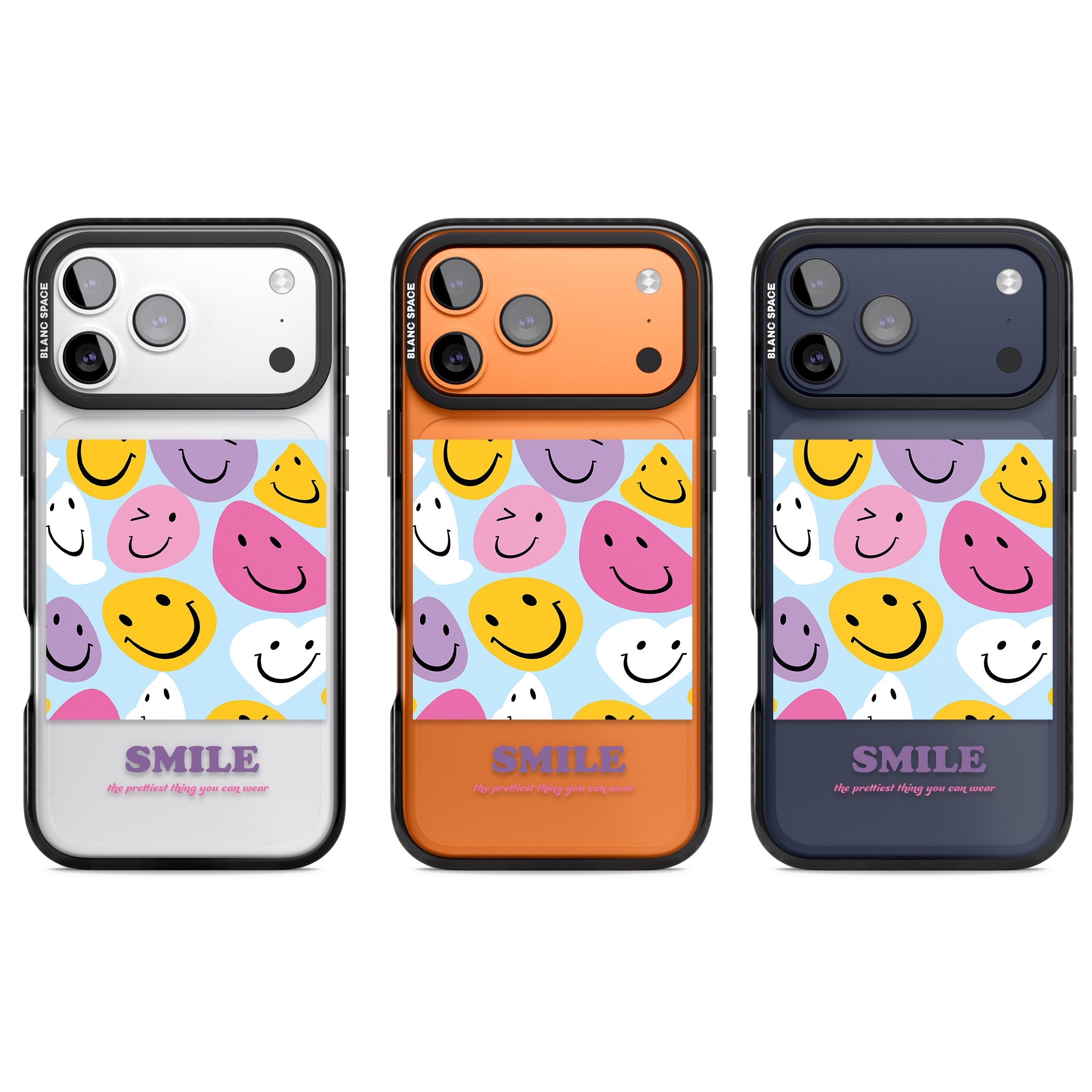 A Smile iPhone 17 Pro Impact Black Phone Case APT Impact Protection