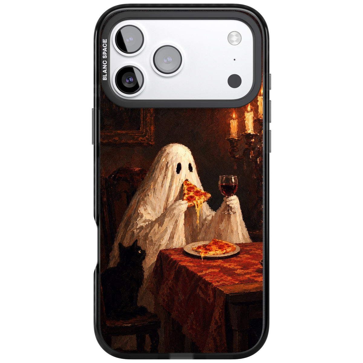 Lonely Night In iPhone 17 Pro Max Impact Black Phone Case front