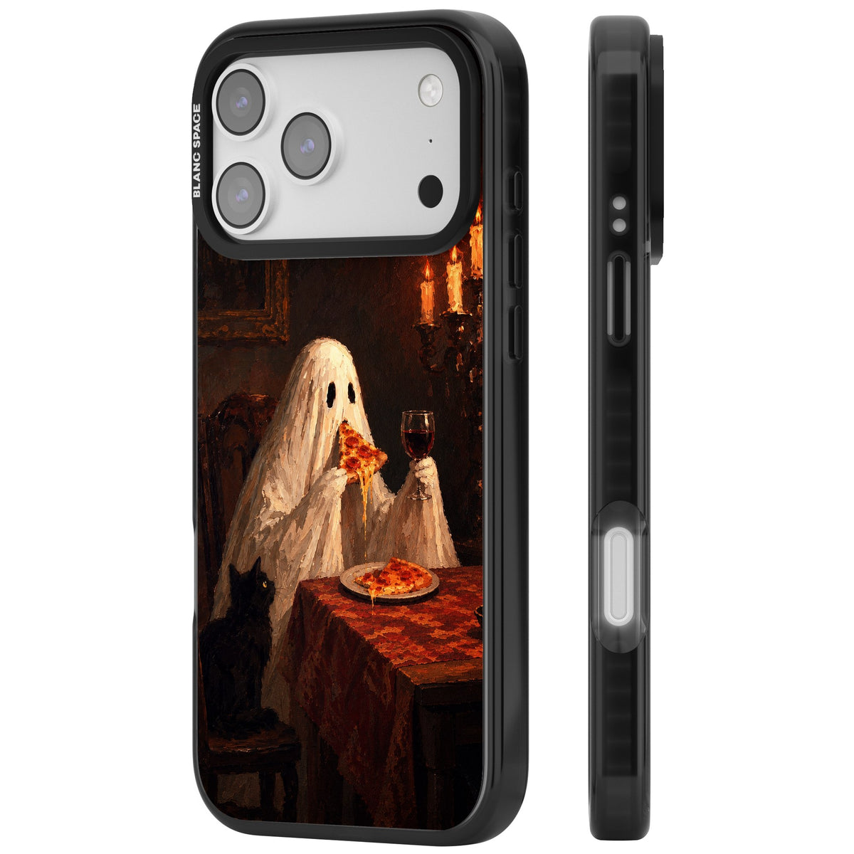 Lonely Night In iPhone 17 Pro Max Impact Black Phone Case side