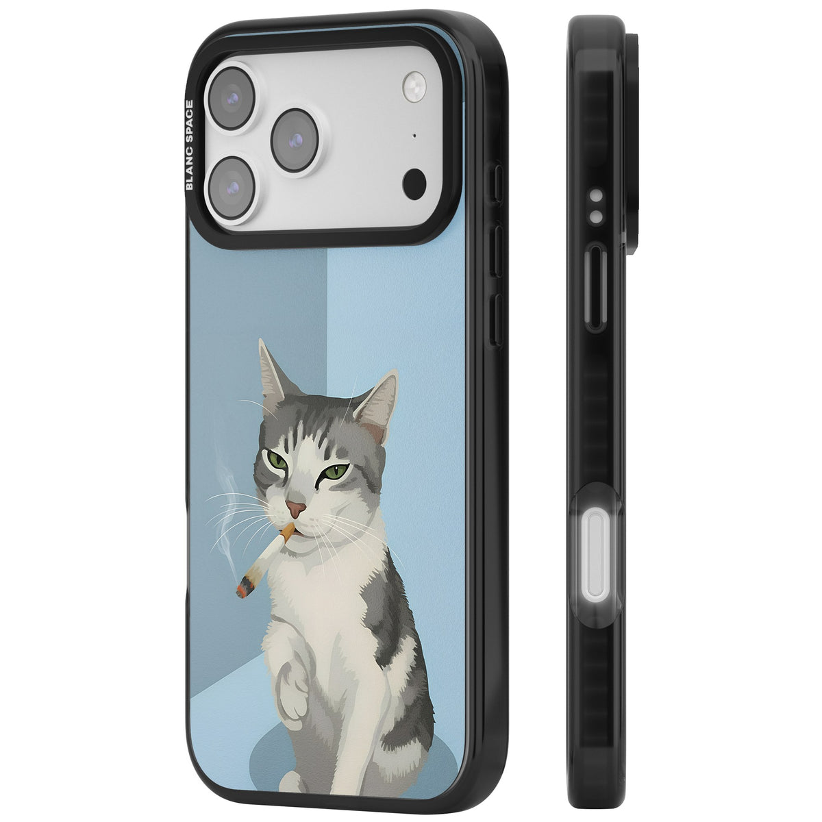 Better Than Cat Treats iPhone 17 Pro Max Impact Black Phone Case side