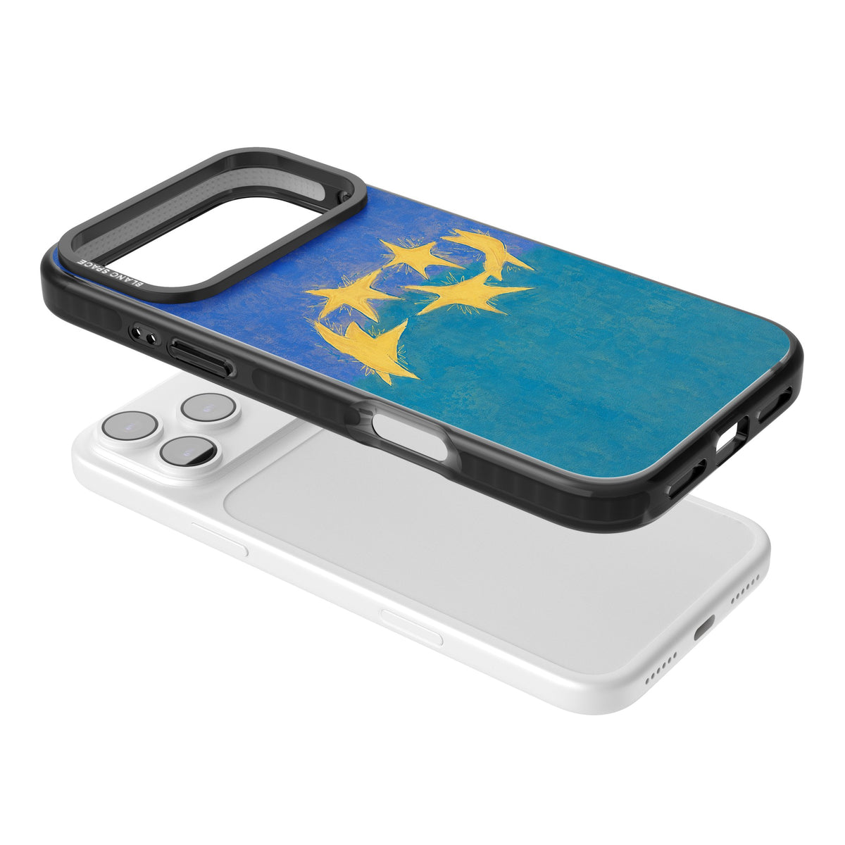 Star Boogie iPhone 17 Pro Max Impact Black Phone Case angled