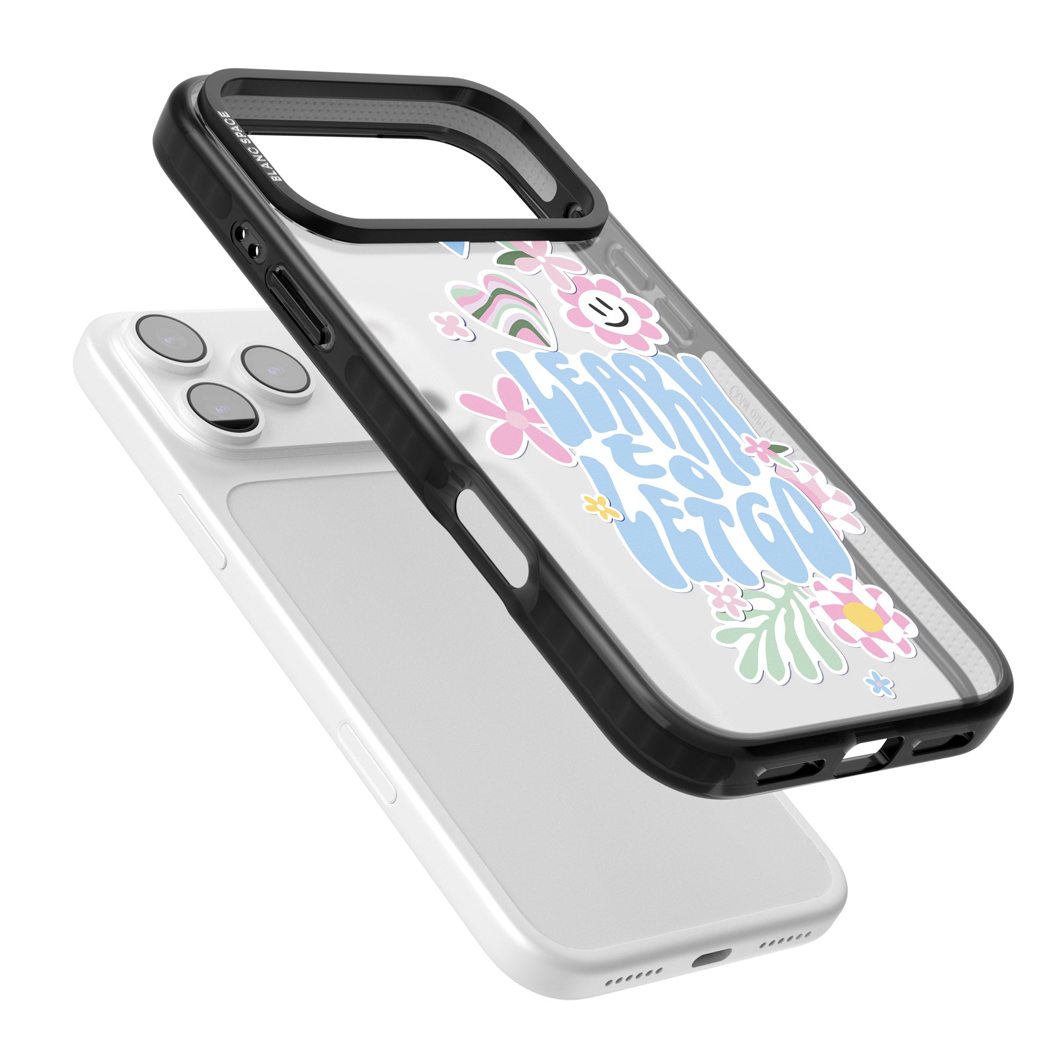 Learn To Let Go iPhone 17 Pro Impact Black Phone Case Colours