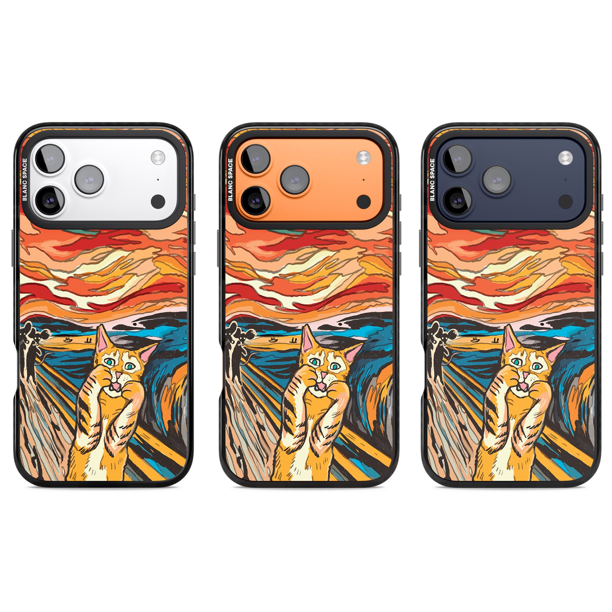 The Meow iPhone 17 Pro Impact Black Phone Case APT Impact Protection