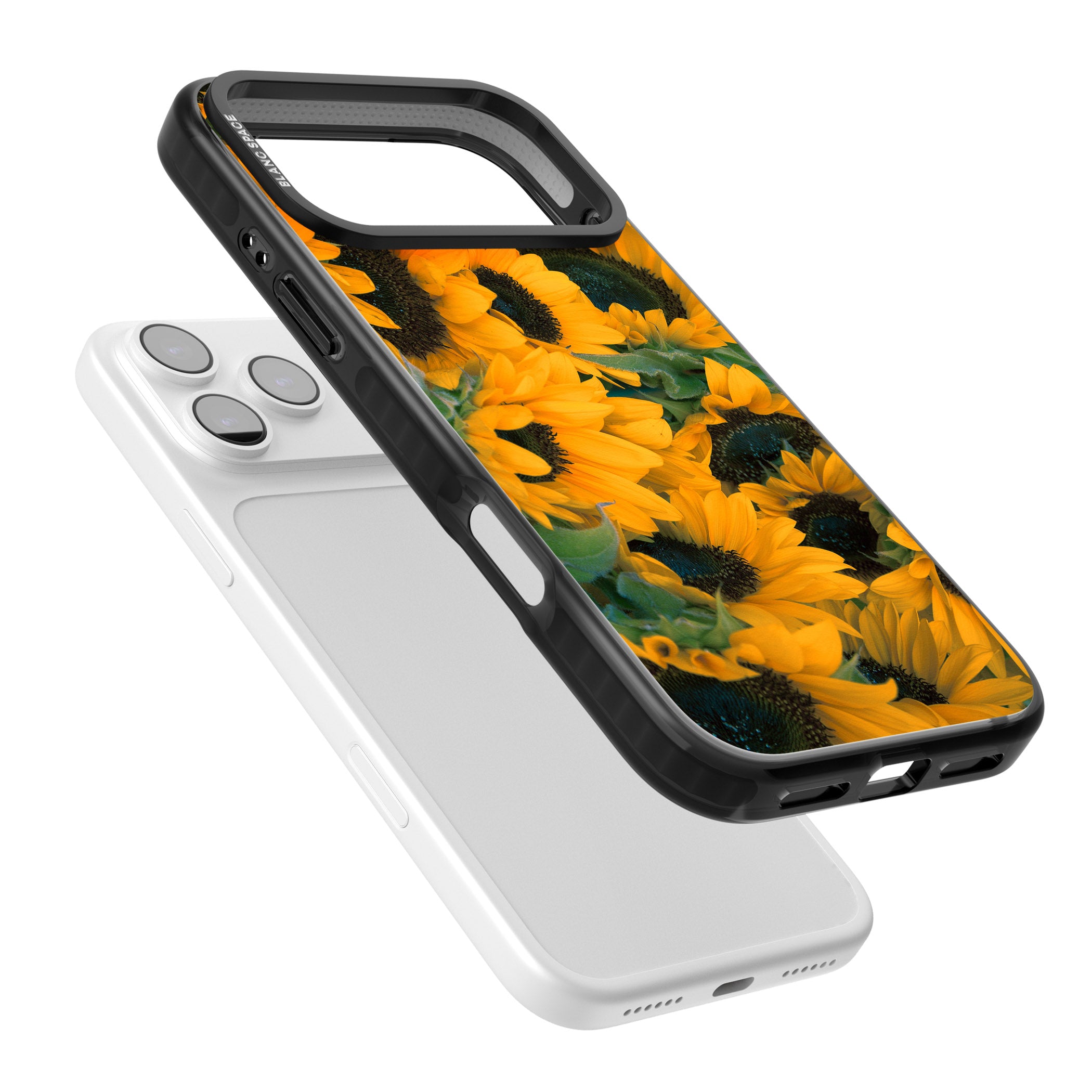 Sunflowers iPhone 17 Pro Impact Black Phone Case Colours