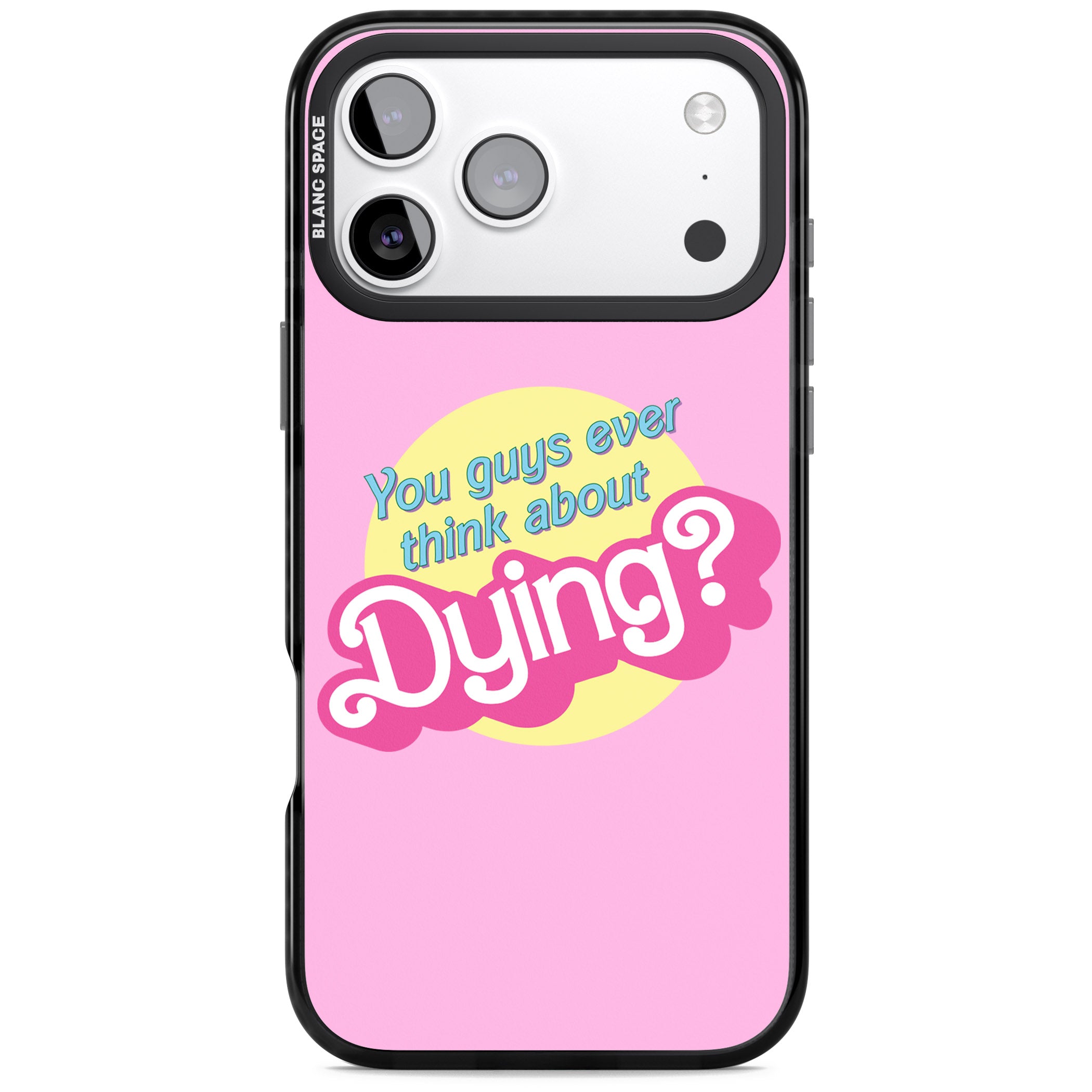 Ever Think About Dying? iPhone 17 Pro Impact Black Phone Case
