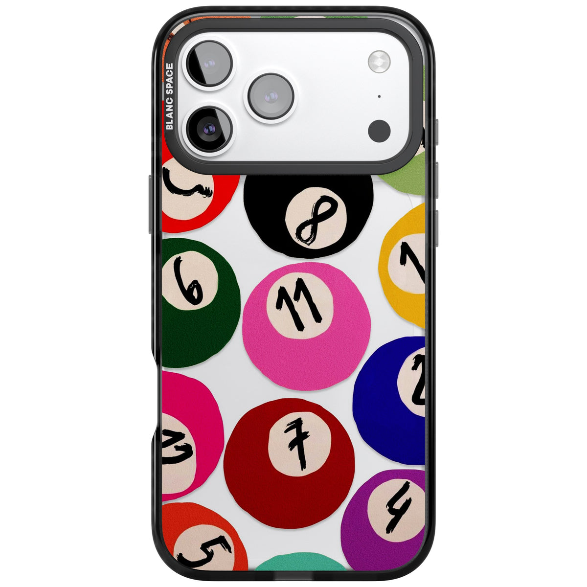 Lucky Break iPhone 17 Pro Max Impact Black Phone Case front