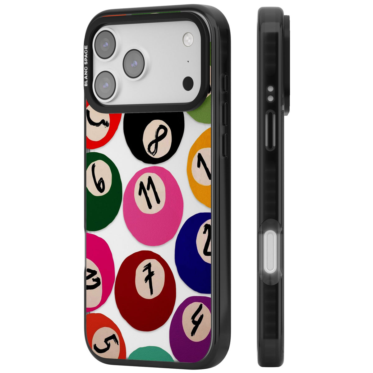 Lucky Break iPhone 17 Pro Max Impact Black Phone Case side