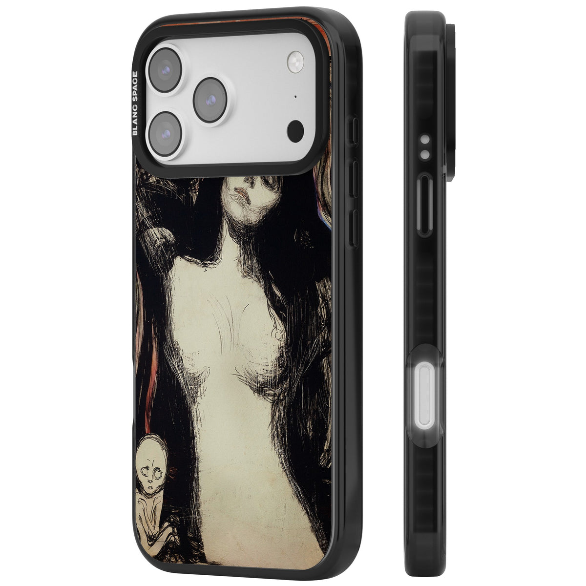 Madonna iPhone 17 Pro Max Impact Black Phone Case side