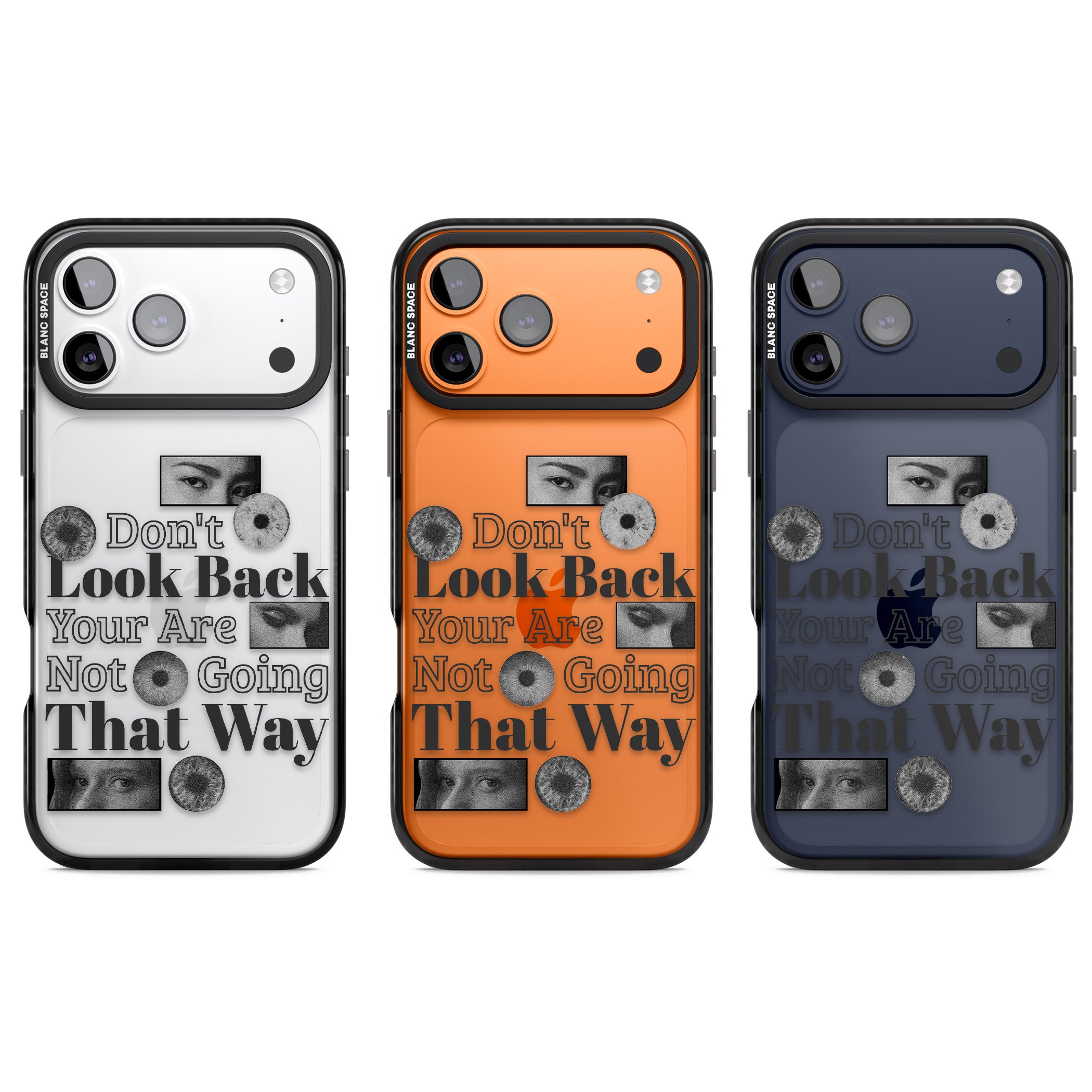 Dont Look Back iPhone 17 Pro Impact Black Phone Case APT Impact Protection