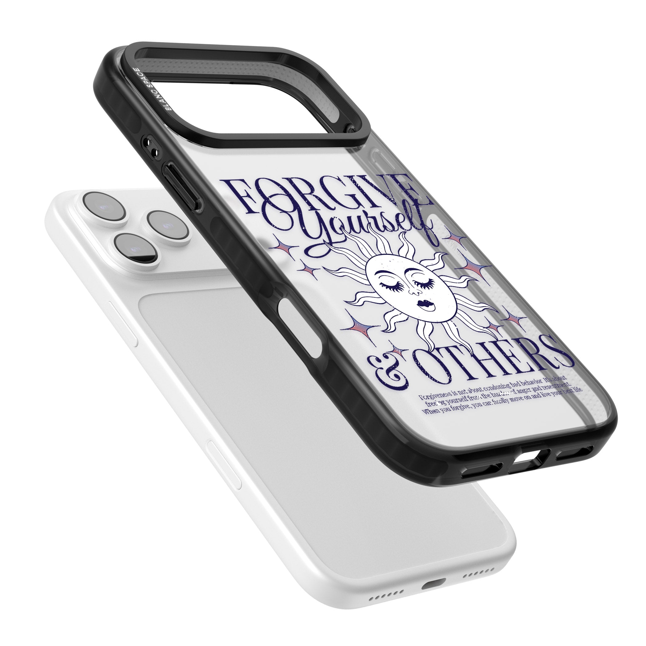 Forgiveness iPhone 17 Pro Impact Black Phone Case Colours