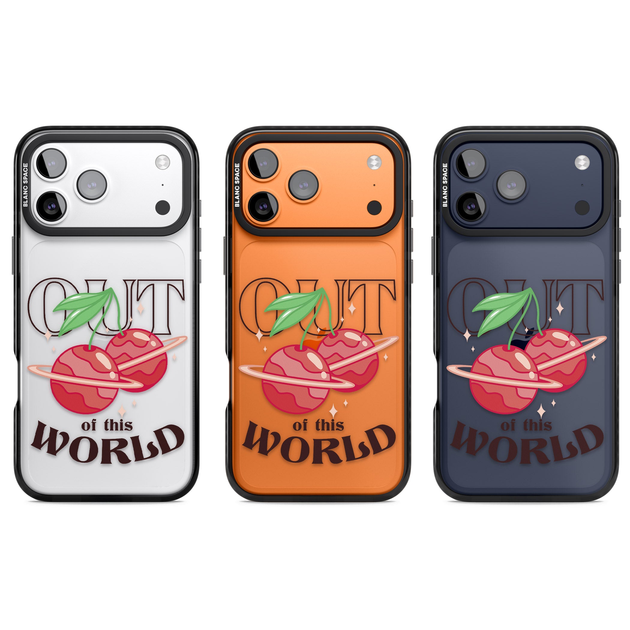 Out Of This World iPhone 17 Pro Impact Black Phone Case APT Impact Protection