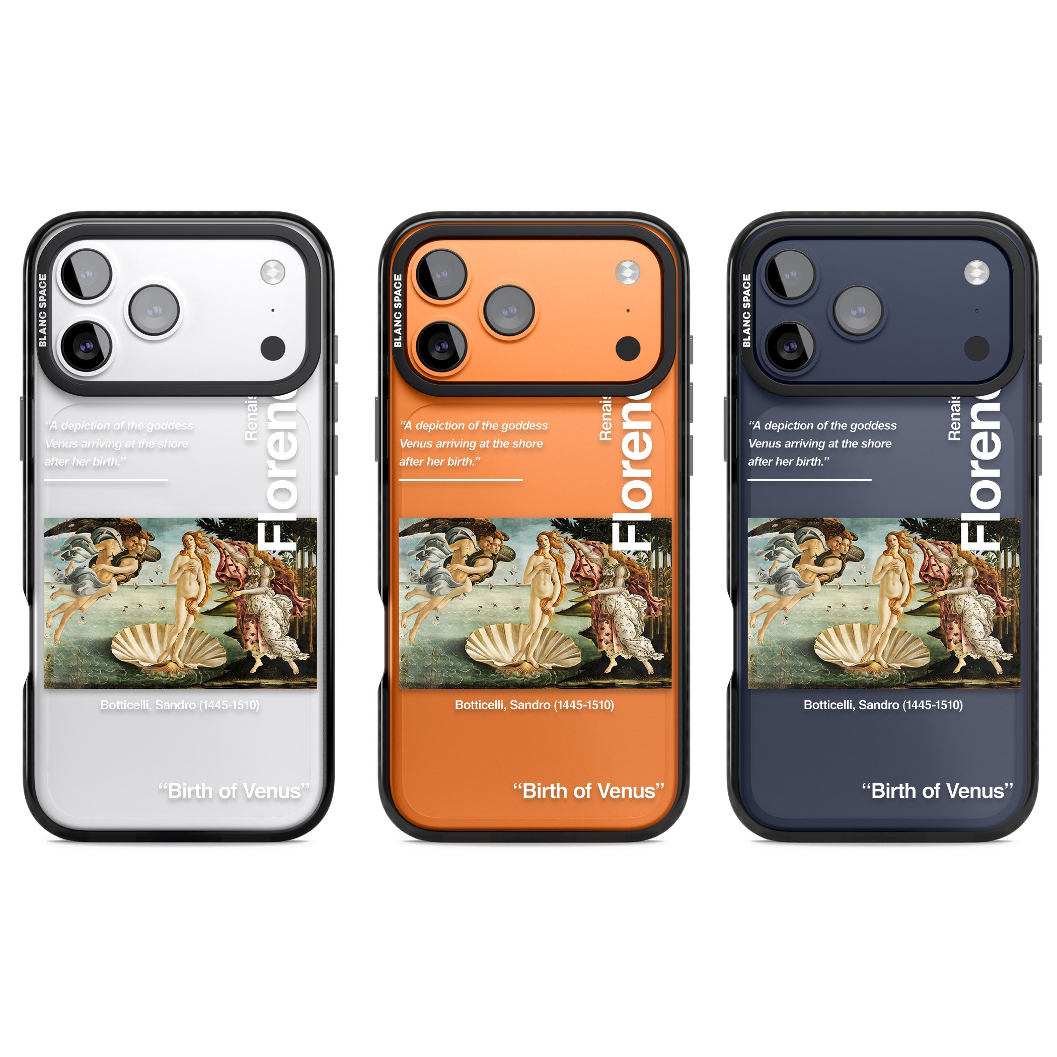 Birth Of Venus iPhone 17 Pro Impact Black Phone Case APT Impact Protection