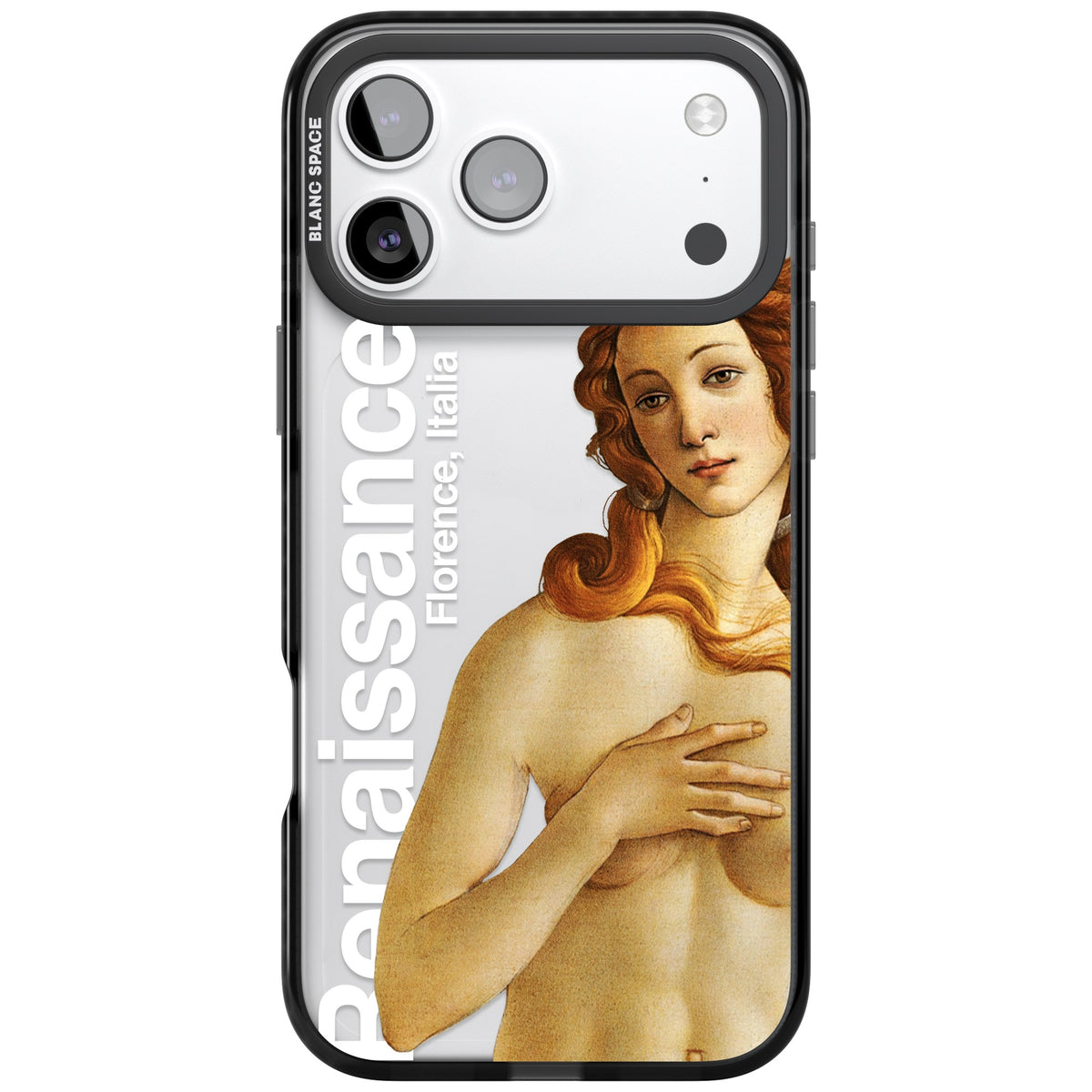 Florence Renaissance iPhone 17 Pro Max Impact Black Phone Case front
