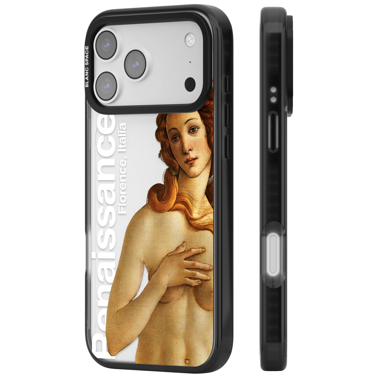 Florence Renaissance iPhone 17 Pro Max Impact Black Phone Case side