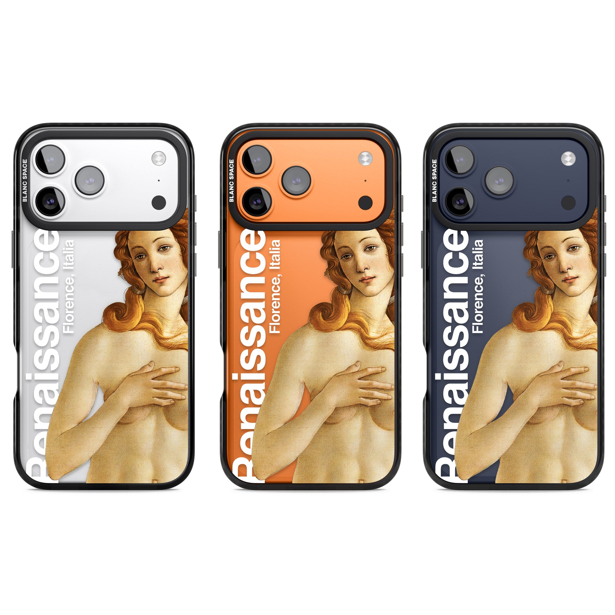 Florence Renaissance iPhone 17 Pro Impact Black Phone Case APT Impact Protection
