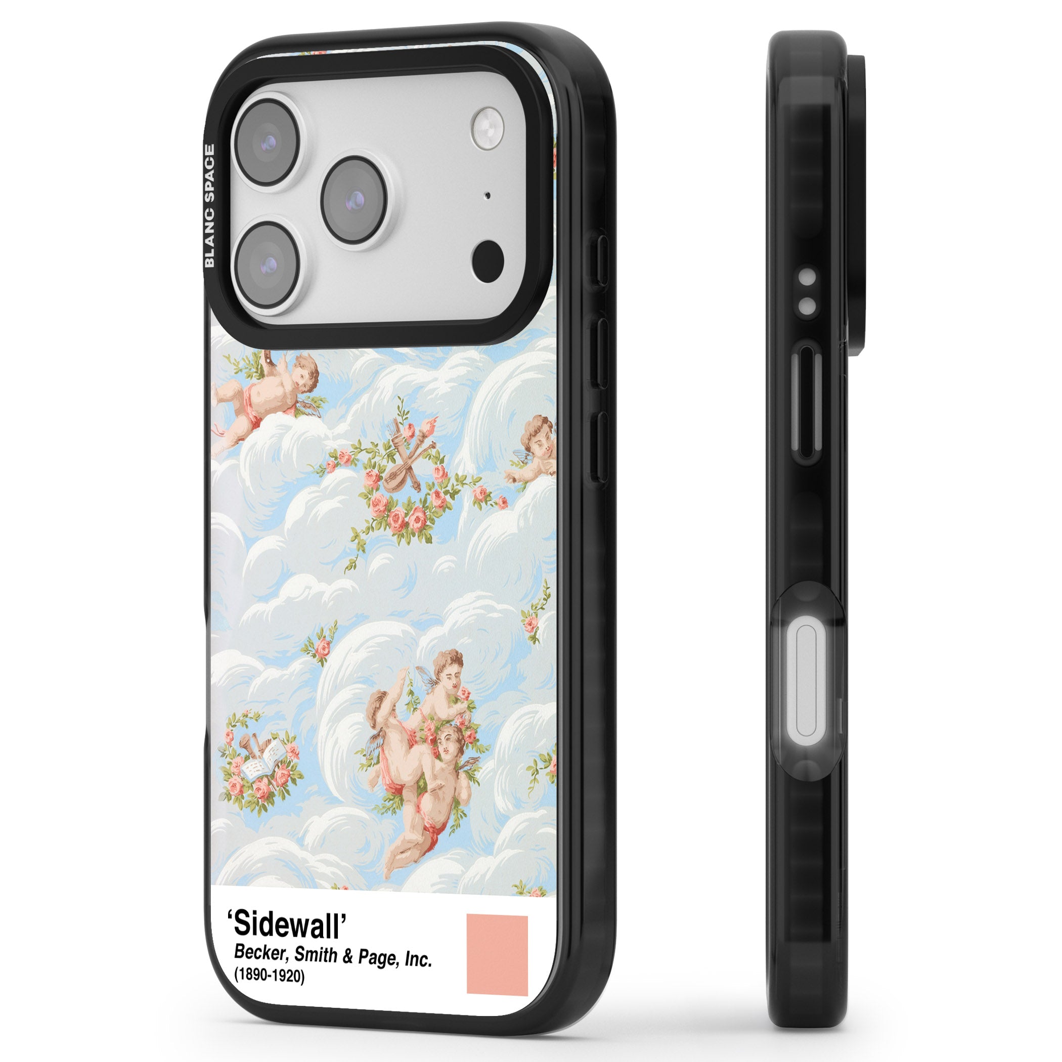 Sidewall iPhone 17 Pro Impact Black Phone Case Side Profile