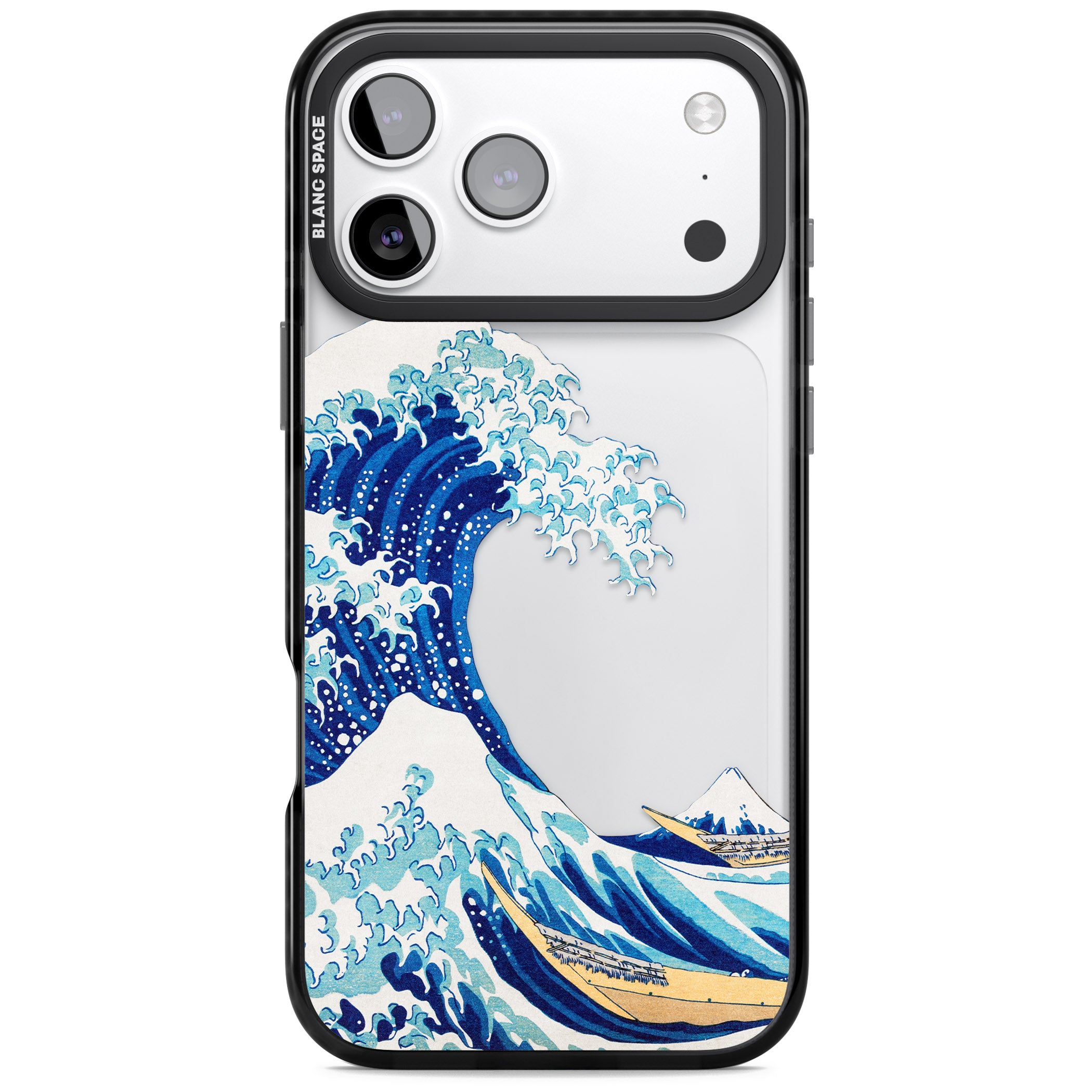 The Great Wave Of Kanagawa iPhone 17 Pro Impact Black Phone Case
