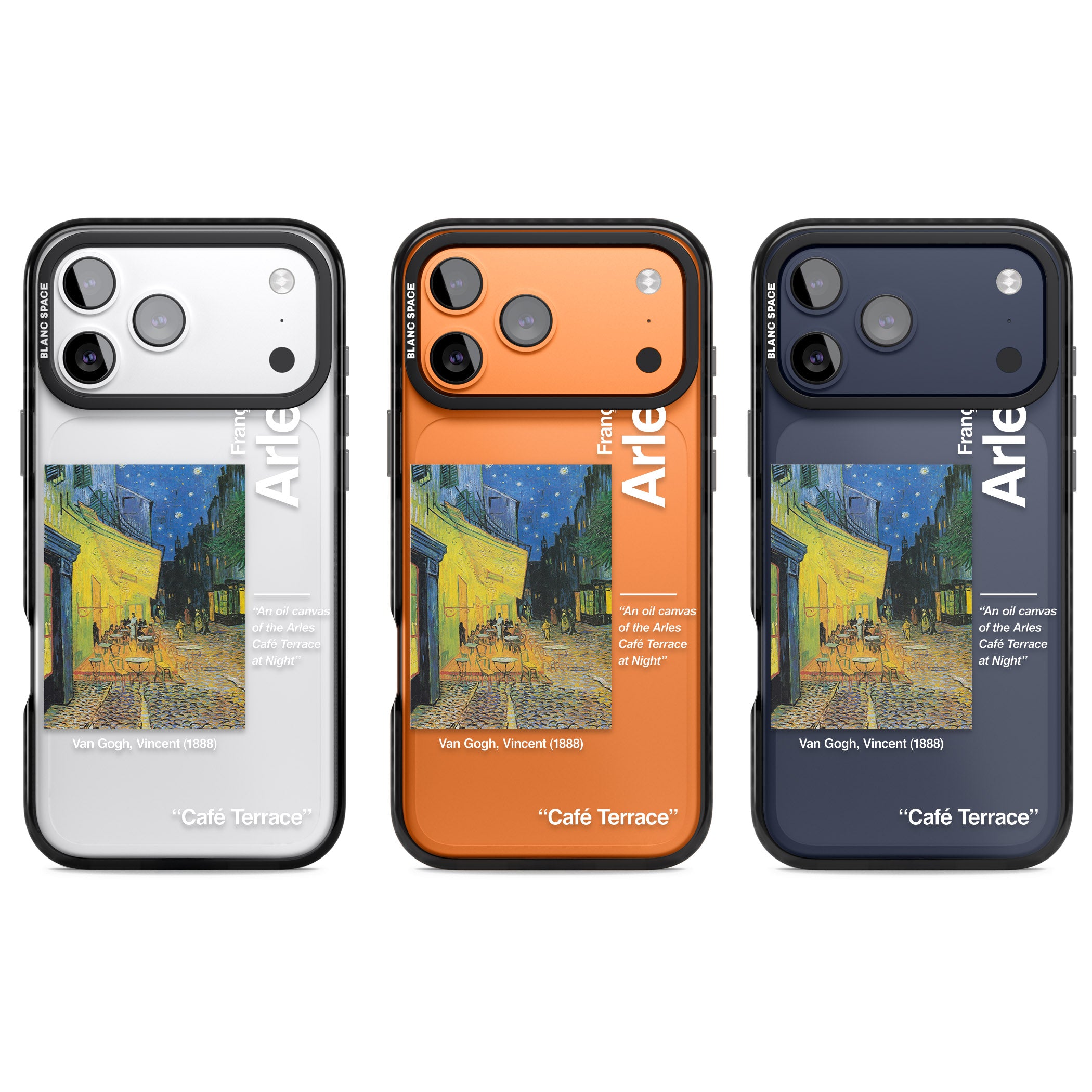 Cafe Terrace At Night iPhone 17 Pro Impact Black Phone Case APT Impact Protection