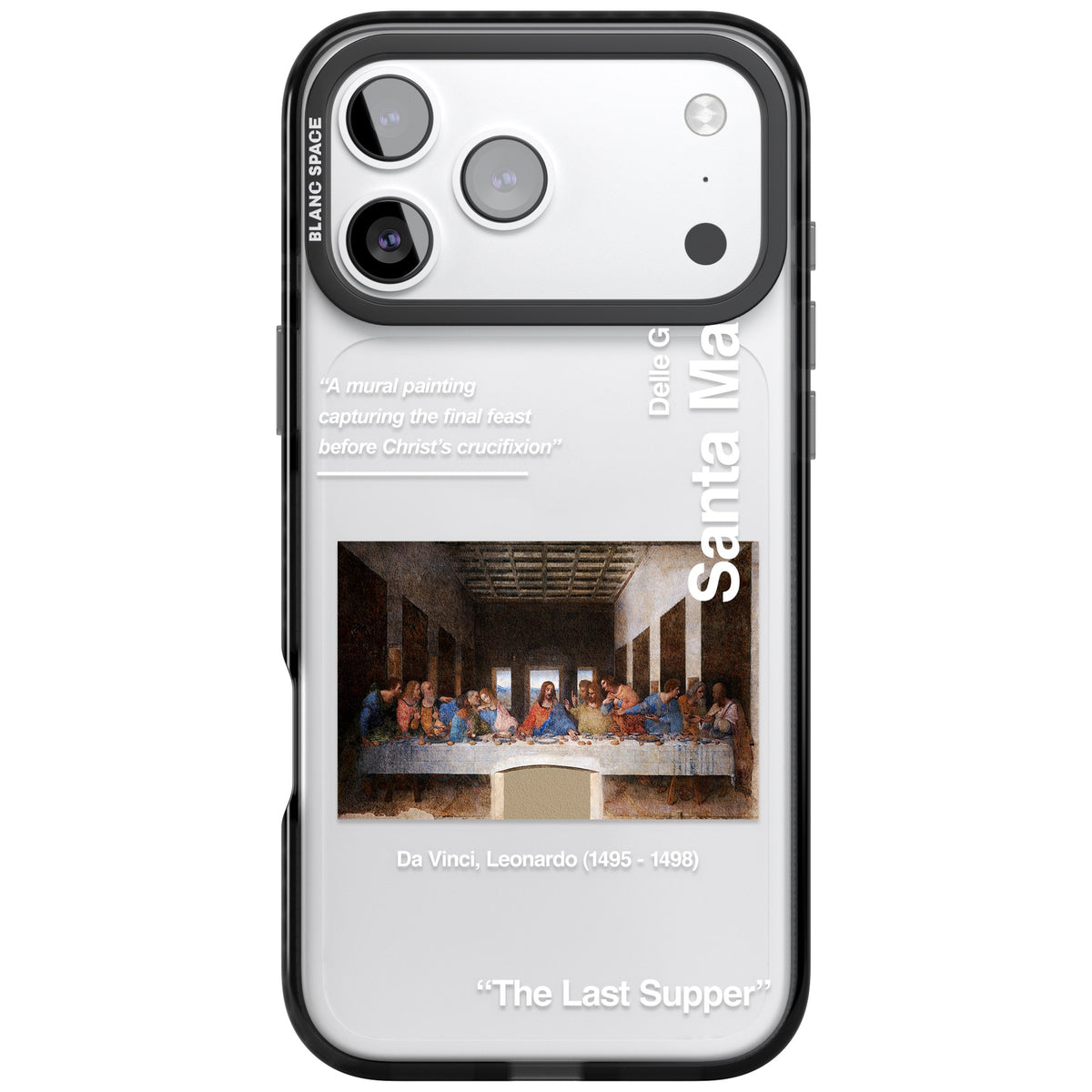 The Last Supper iPhone 17 Pro Max Impact Black Phone Case front