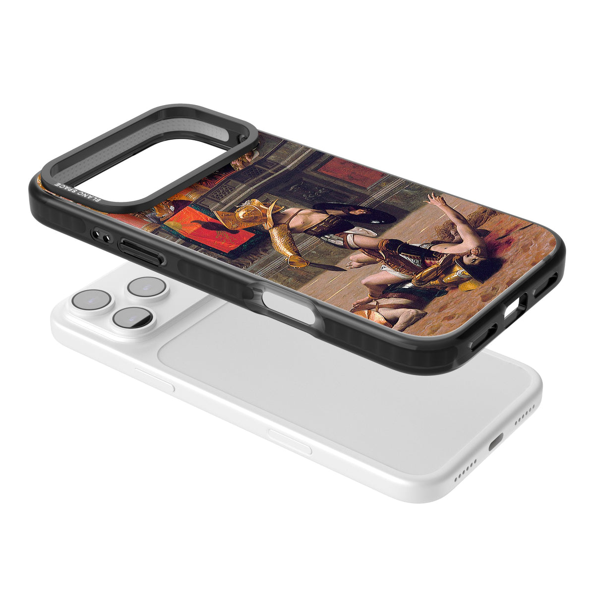 Pollice Verso iPhone 17 Pro Max Impact Black Phone Case angled