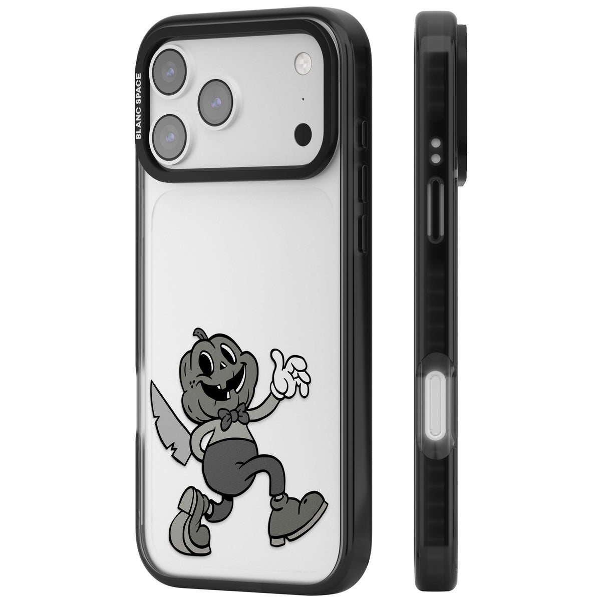 Jack O' Slasher iPhone 17 Pro Max Impact Black Phone Case side