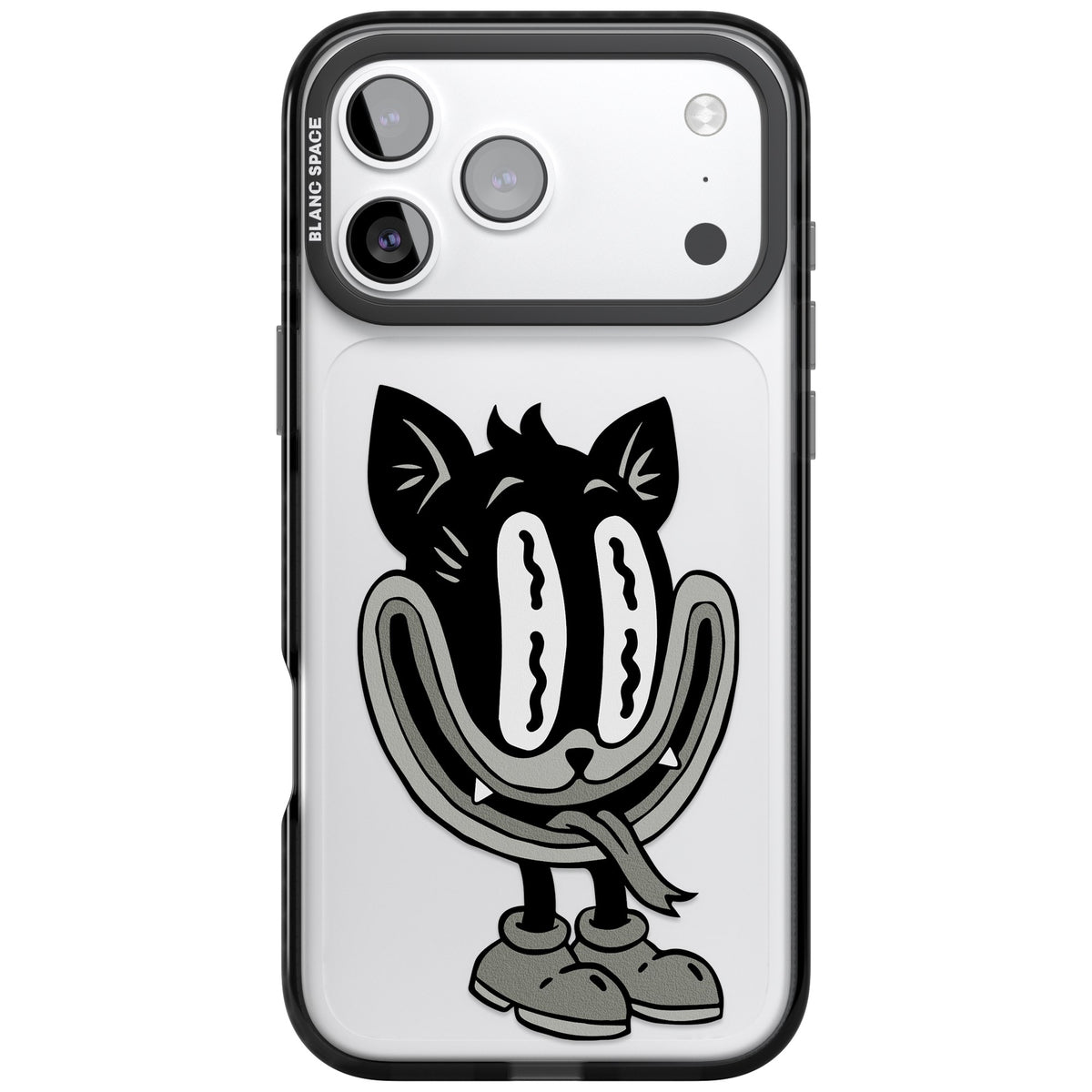 Whisker Noir iPhone 17 Pro Max Impact Black Phone Case front
