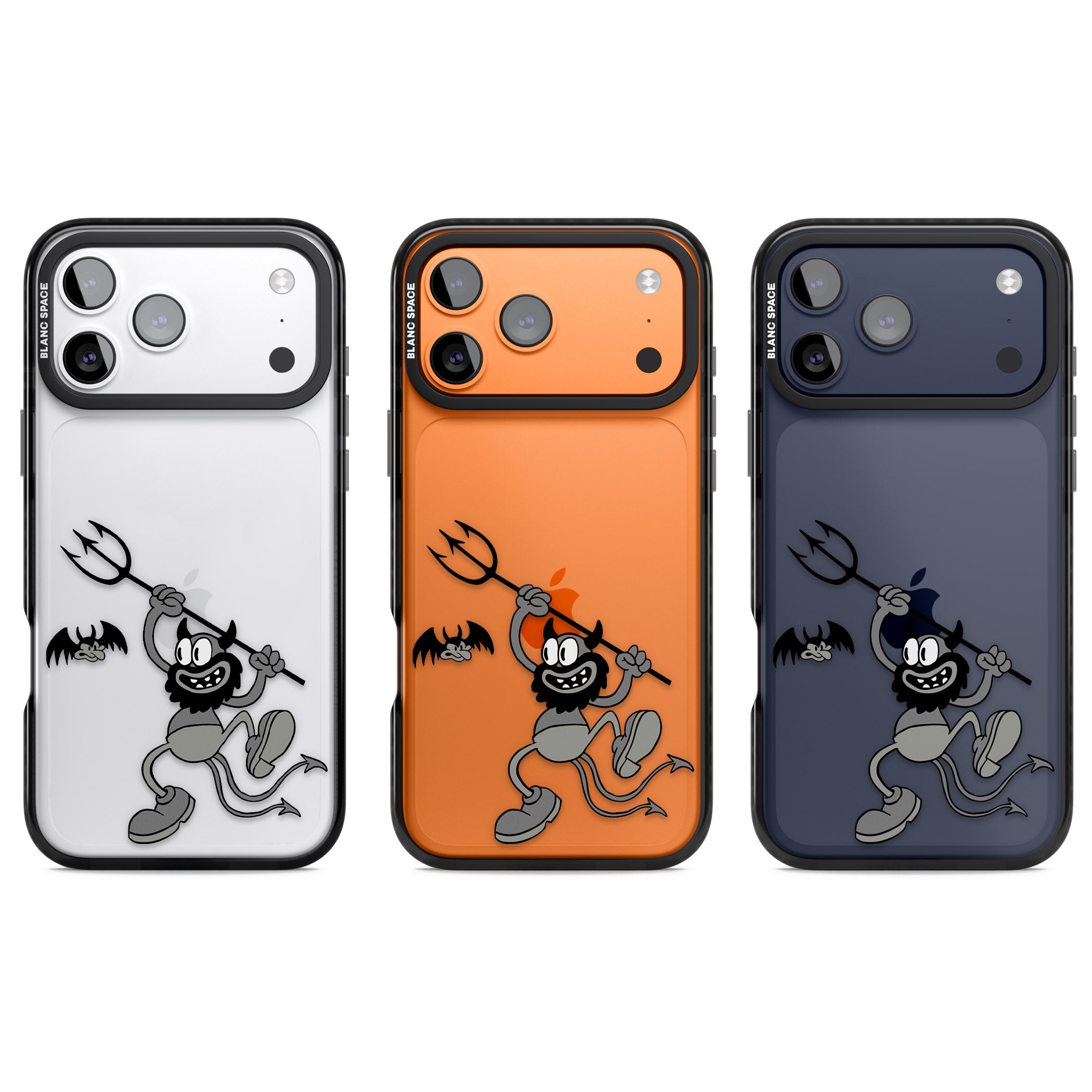 Dancing Devil iPhone 17 Pro Impact Black Phone Case APT Impact Protection