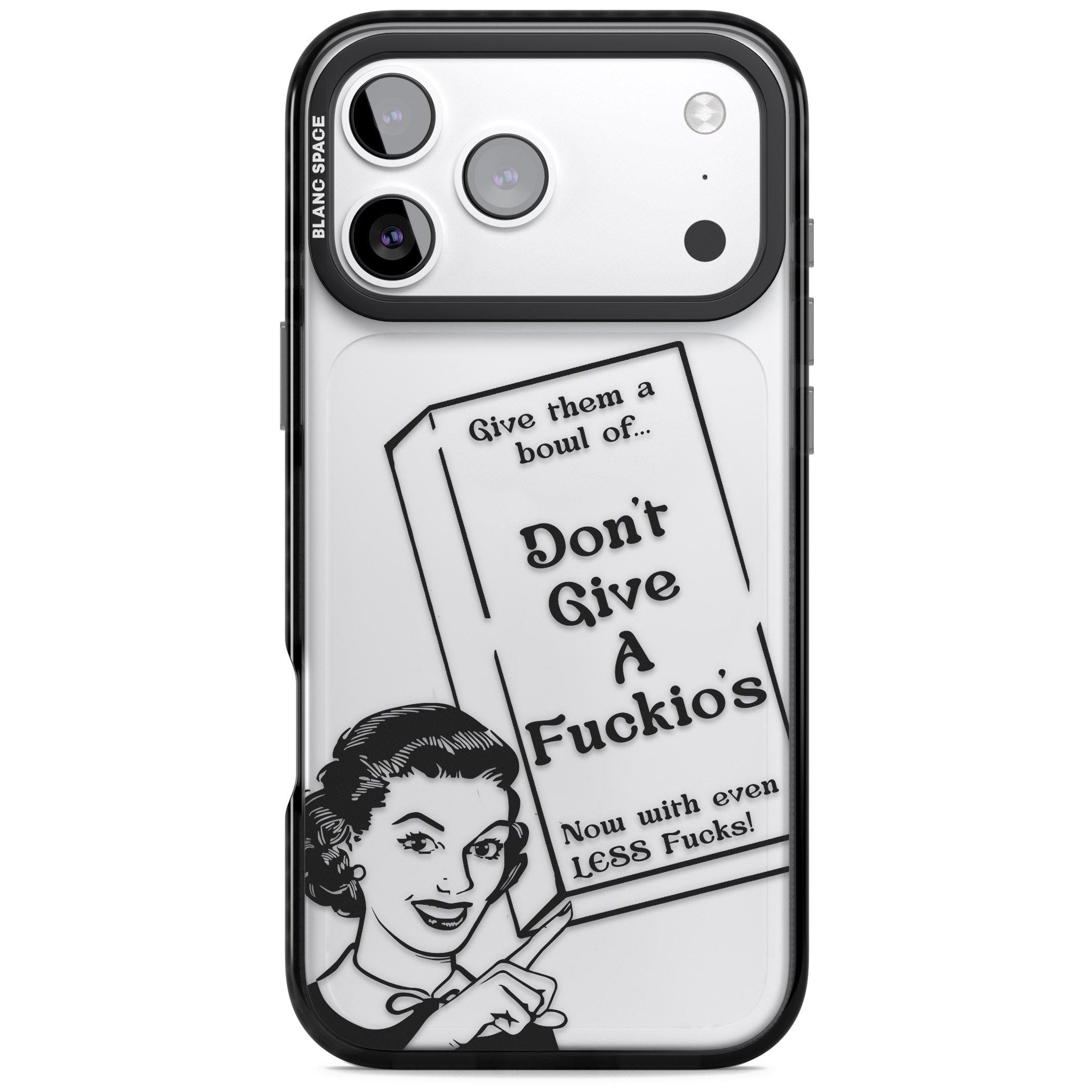 Dont Give A F Ckios Cereal iPhone 17 Pro Impact Black Phone Case