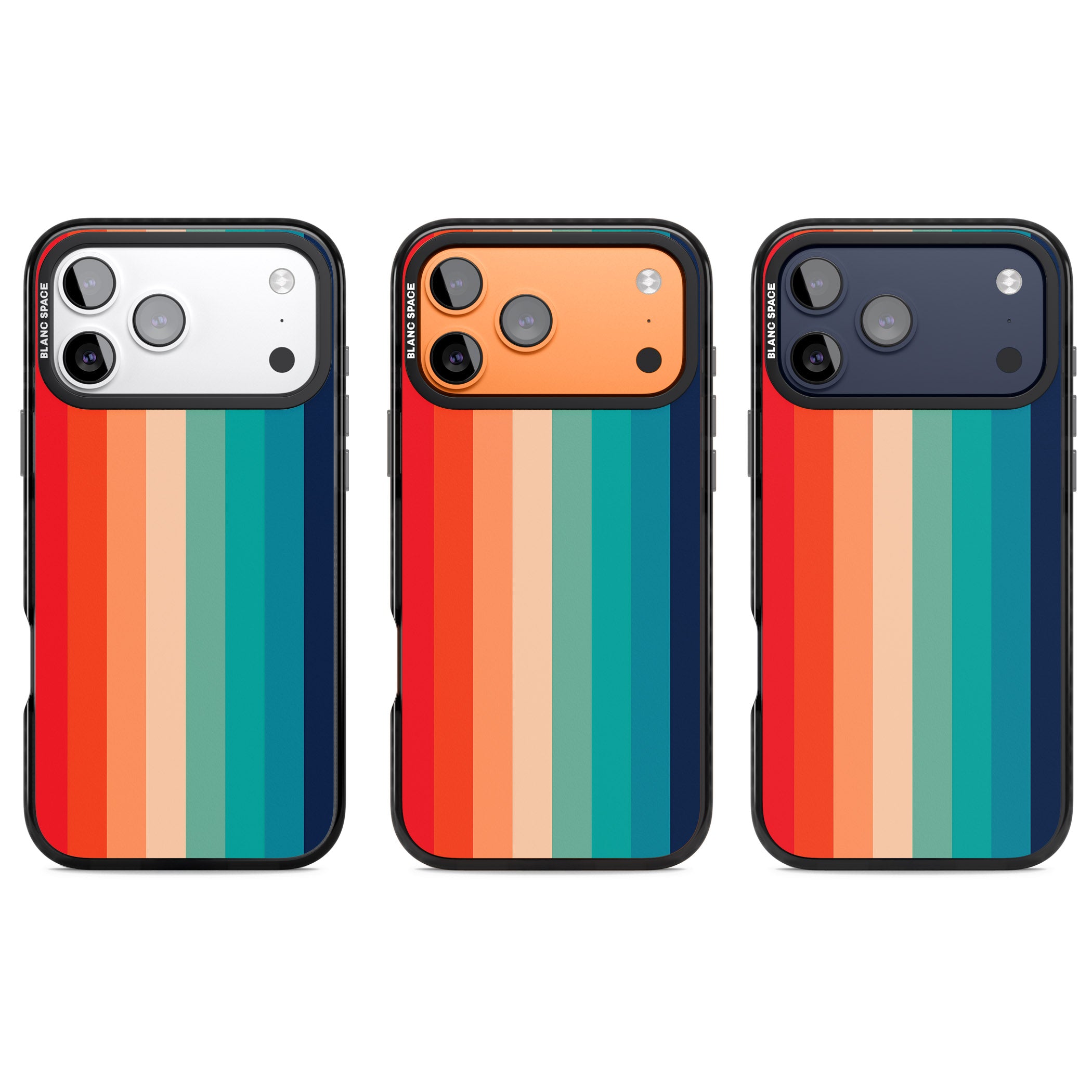 Retro 70'S Colour Palette iPhone 17 Pro Impact Black Phone Case APT Impact Protection