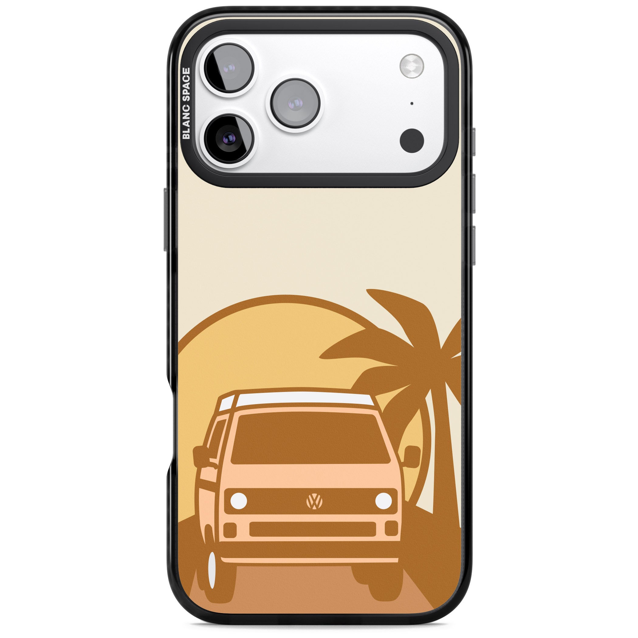 Sunset Van iPhone 17 Pro Impact Black Phone Case