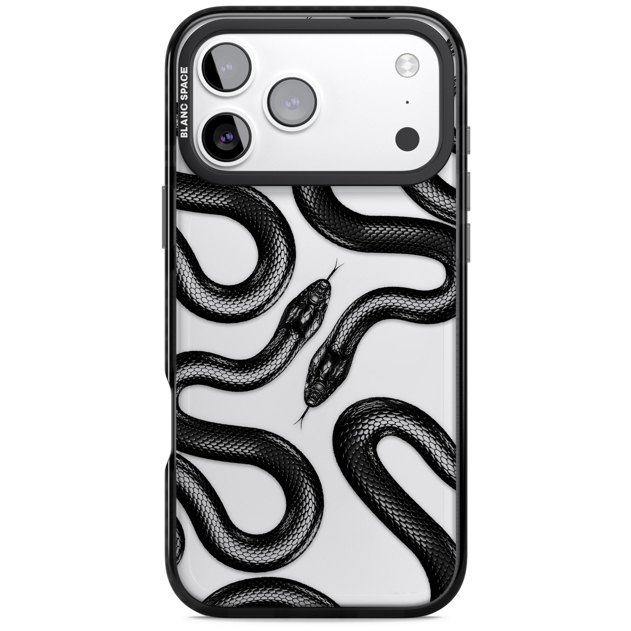 Black Kingsnake iPhone 17 Pro Impact Black Phone Case