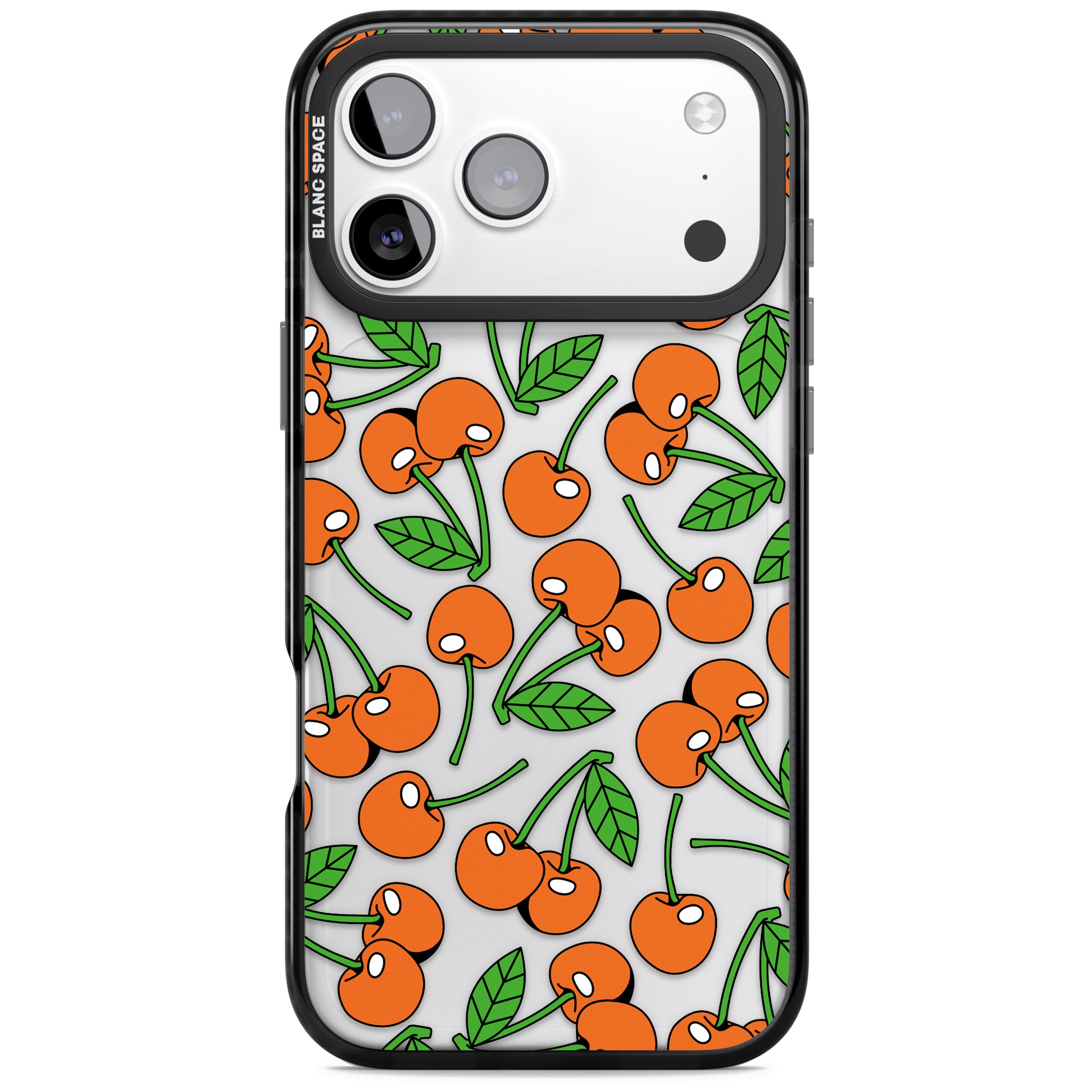 Orchard Fresh Cherries iPhone 17 Pro Impact Black Phone Case