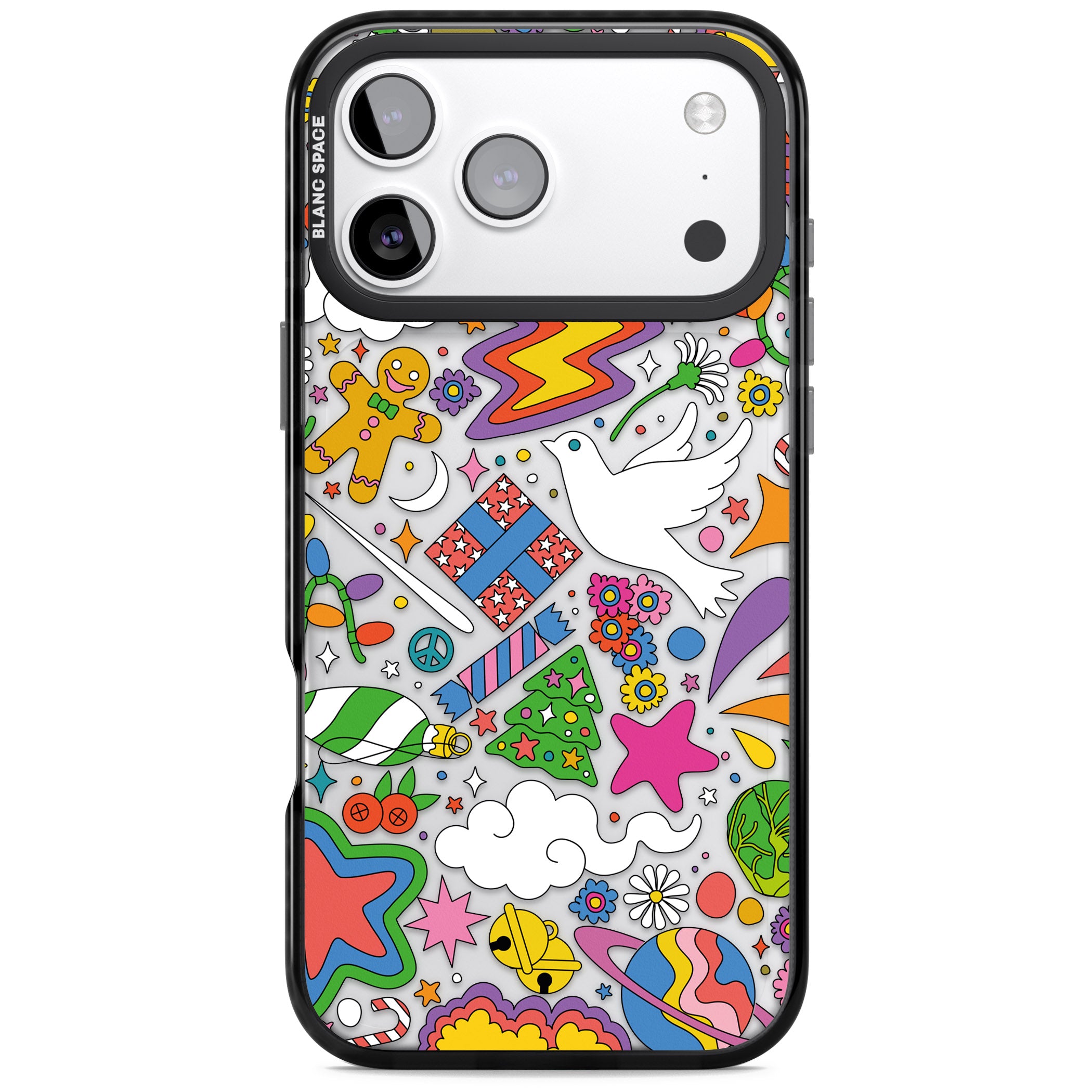 Whimsical Wonderland iPhone 17 Pro Impact Black Phone Case