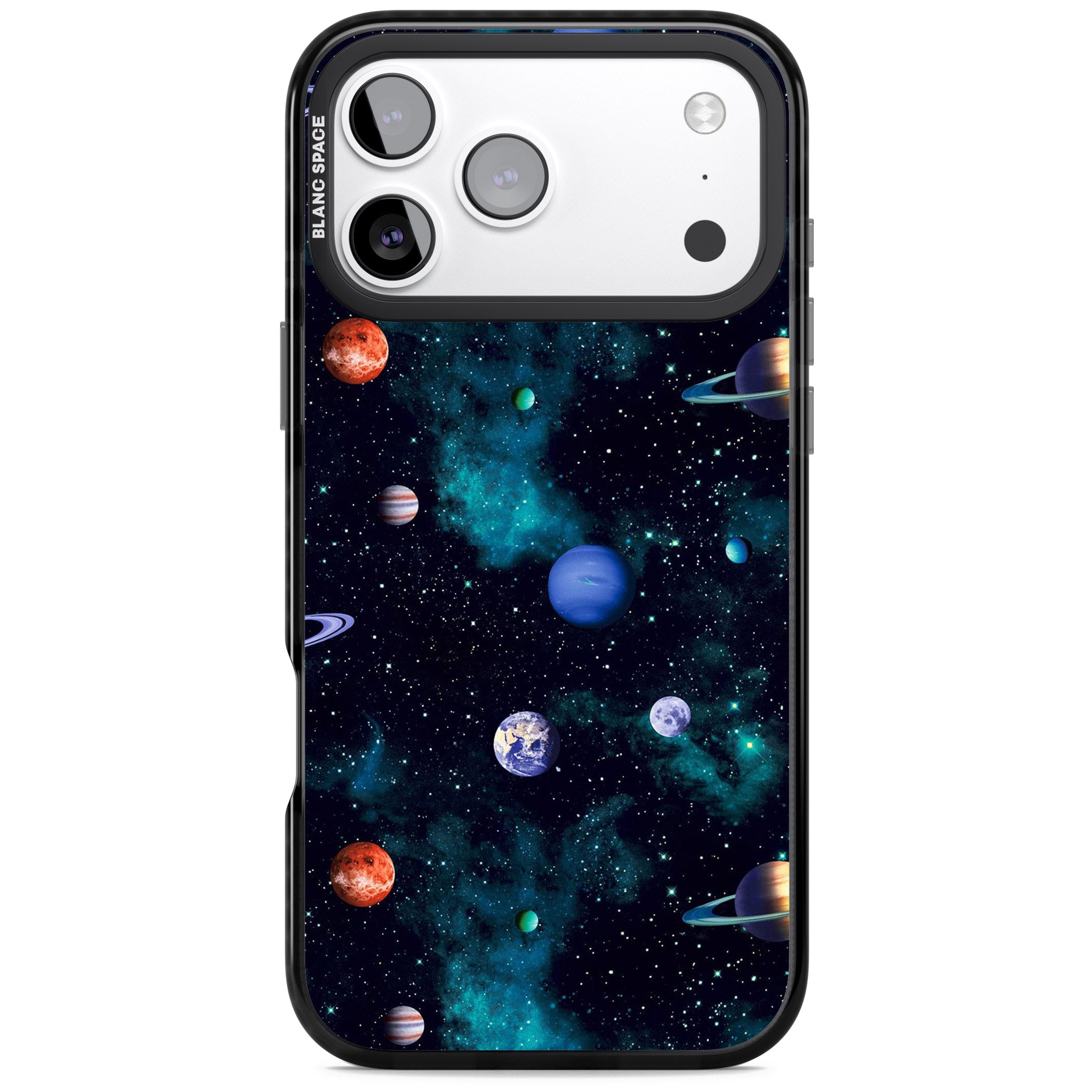 Deep Space iPhone 17 Pro Impact Black Phone Case