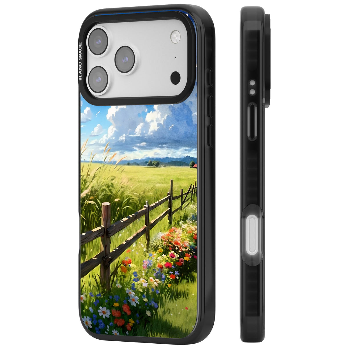 A Countryside Afternoon iPhone 17 Pro Max Impact Black Phone Case side