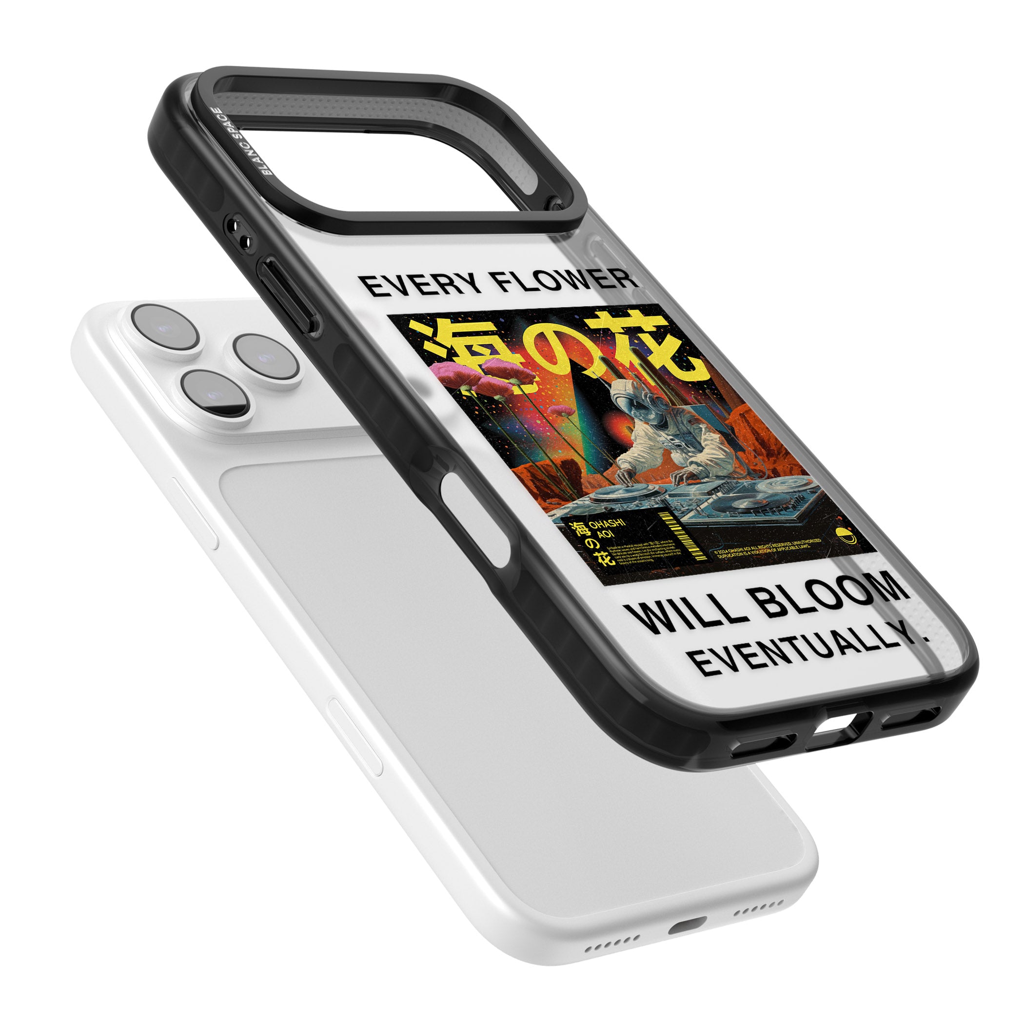 Every Flower Will Bloom Eventually iPhone 17 Pro Impact Black Phone Case Colours