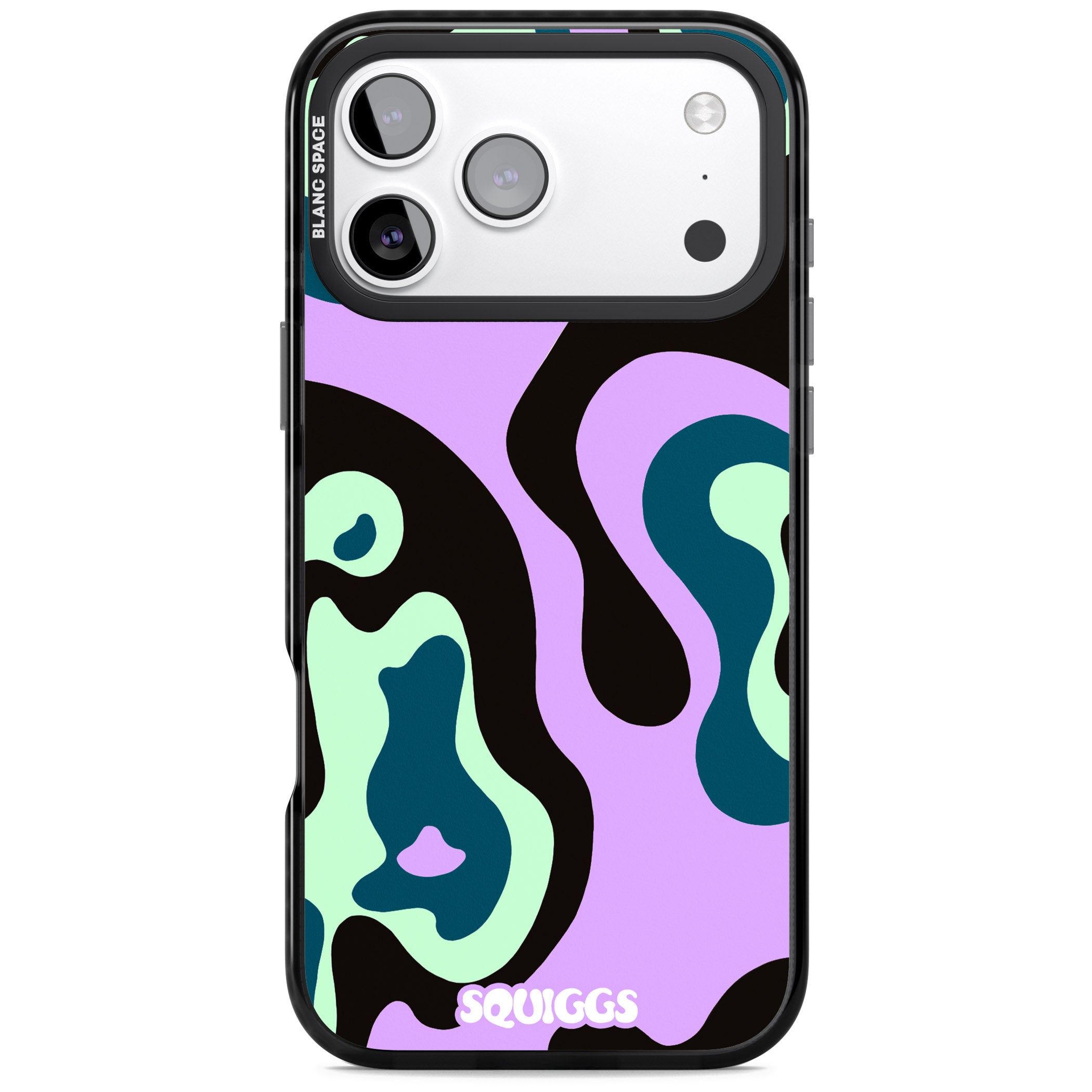 Purple River iPhone 17 Pro Impact Black Phone Case