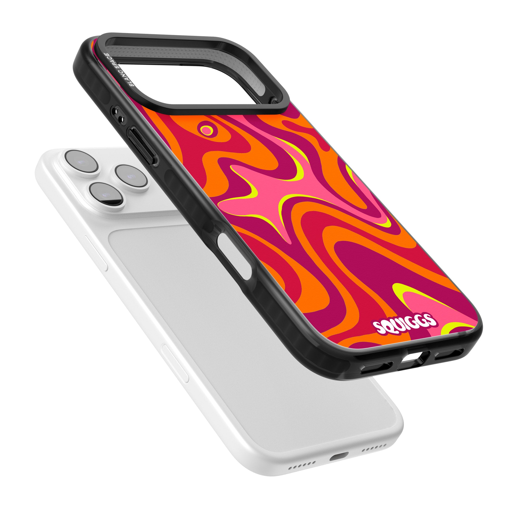 Hot Lava iPhone 17 Pro Impact Black Phone Case Colours